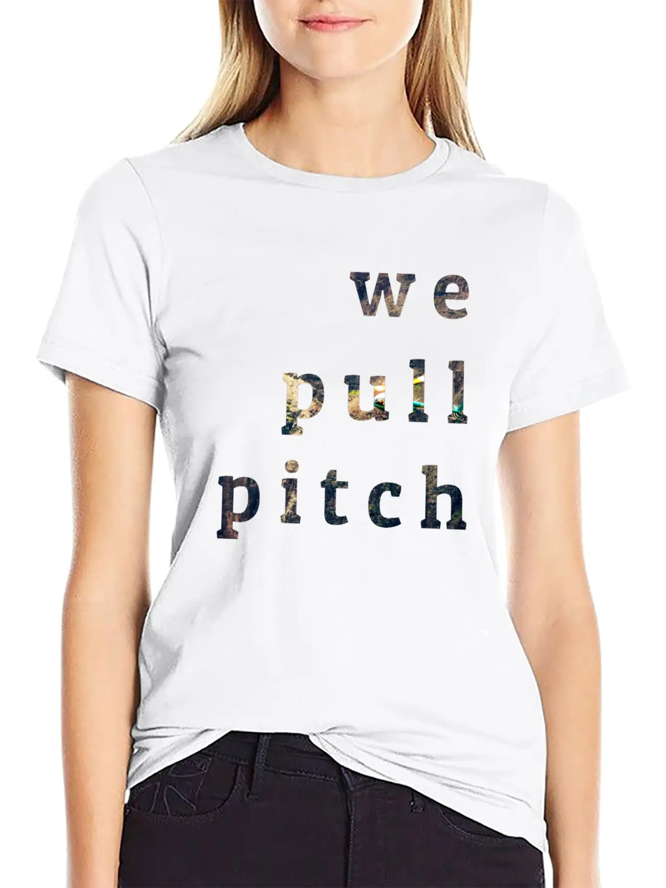 We Pull Pitch 1.0 Unisex Short Sleeve Soft Cotton T-Shirt – Casual Everyday Wear