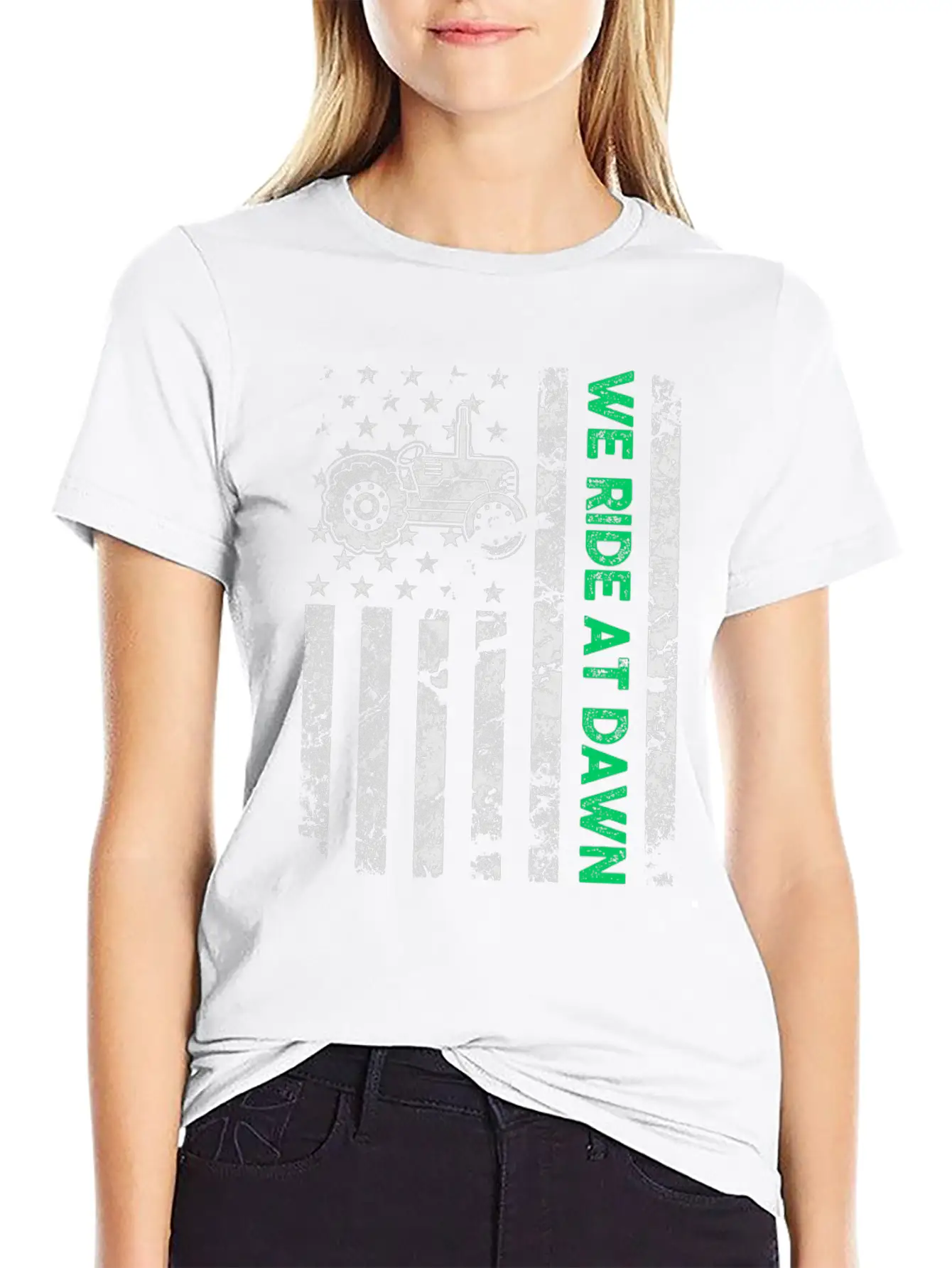 We Ride At Dawn Dad Lawn Mower Make Laugh Day Yard Comfortable Minimalist Graphic Tee – Summer Style Essential