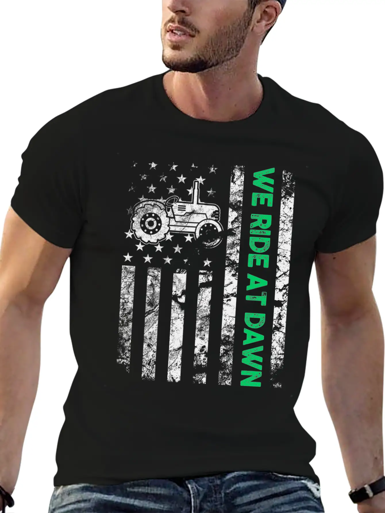 We Ride At Dawn Dad Lawn Mower Make Laugh Day Yard Comfortable Minimalist Graphic Tee – Summer Style Essential