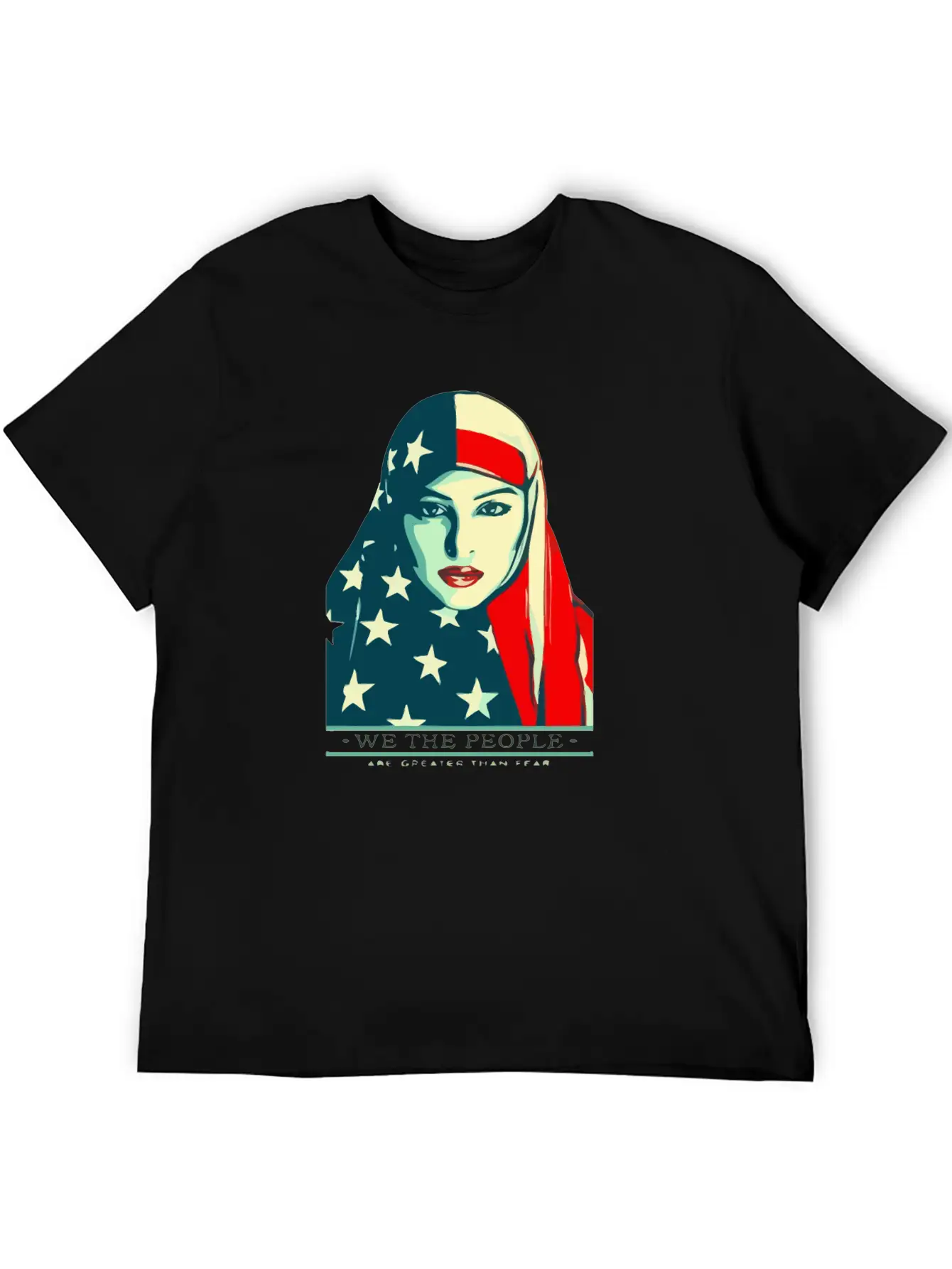 We The People Are Greater Than Fear Essential Unisex Summer Tee – Soft Cotton Casual Fit