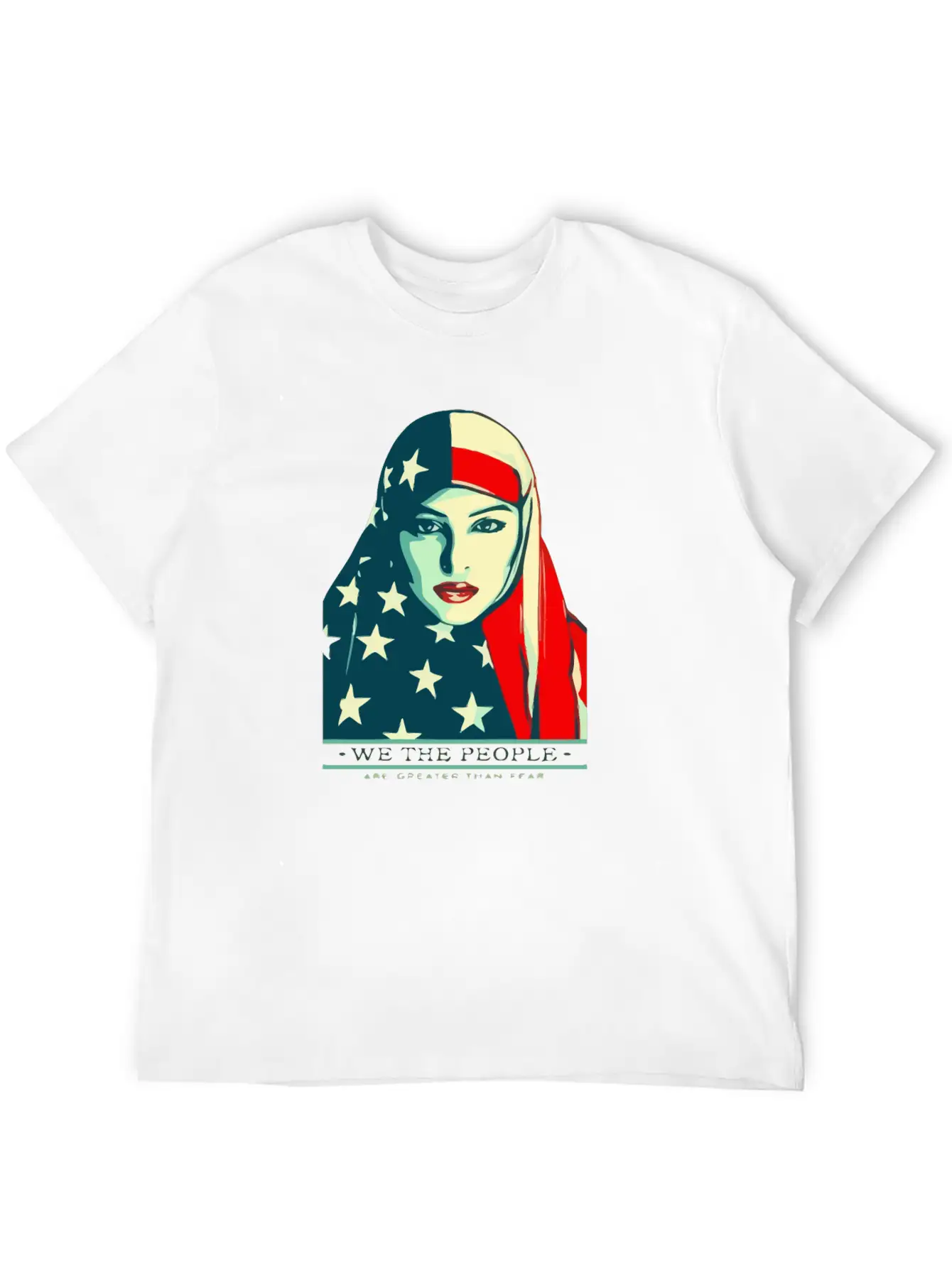 We The People Are Greater Than Fear Essential Unisex Summer Tee – Soft Cotton Casual Fit