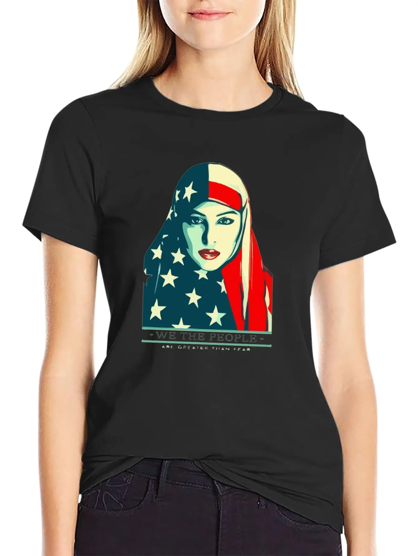 We The People Are Greater Than Fear Essential Unisex Summer Tee – Soft Cotton Casual Fit