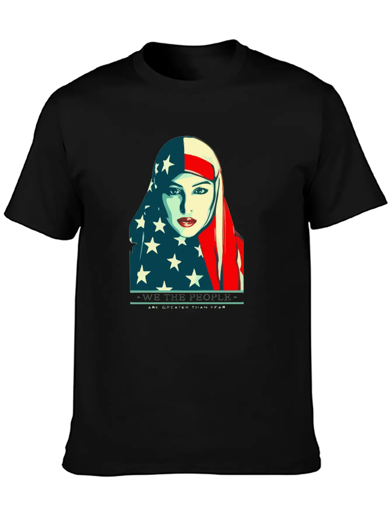 We The People Are Greater Than Fear Essential Unisex Summer Tee – Soft Cotton Casual Fit