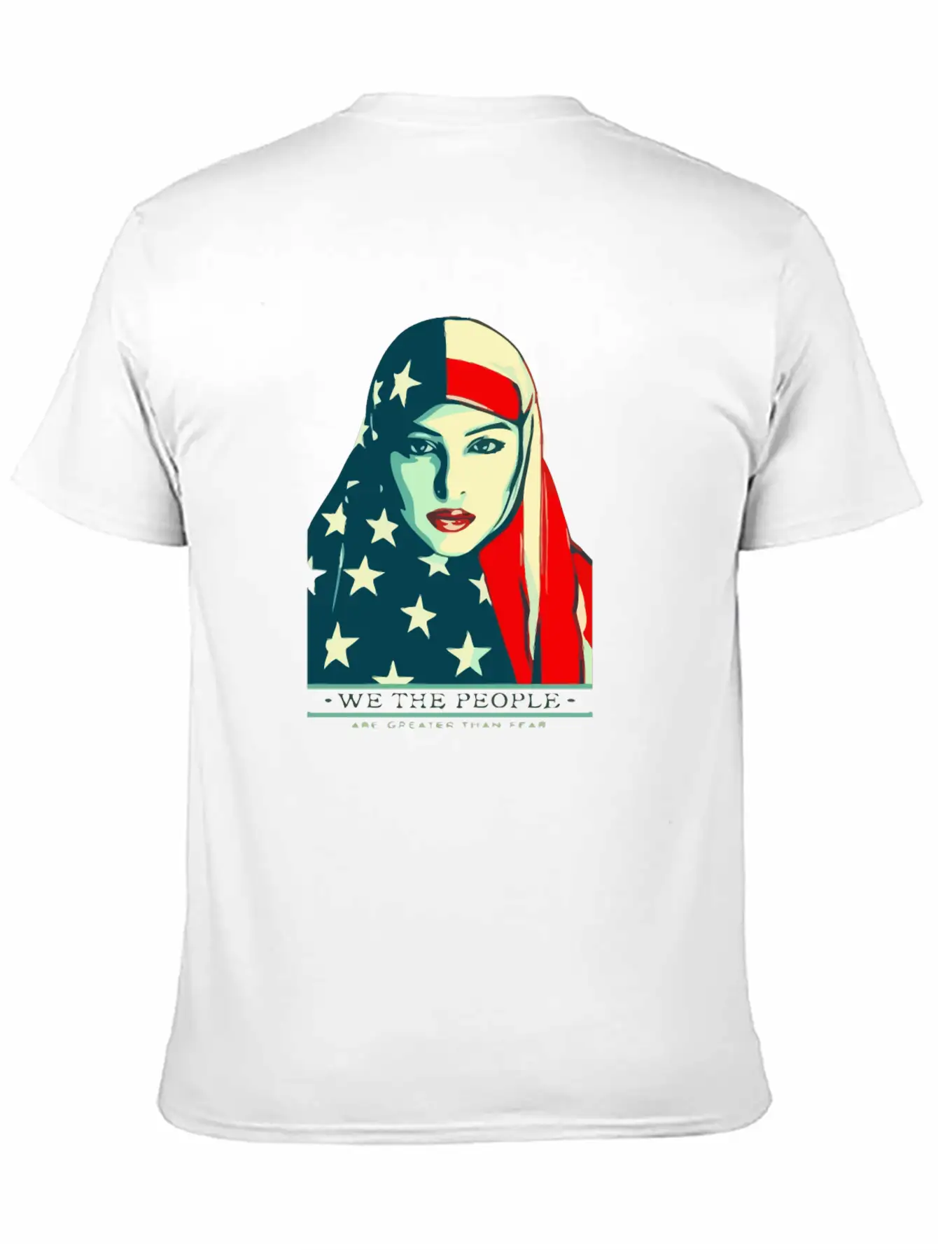 We The People Are Greater Than Fear Essential Unisex Summer Tee – Soft Cotton Casual Fit