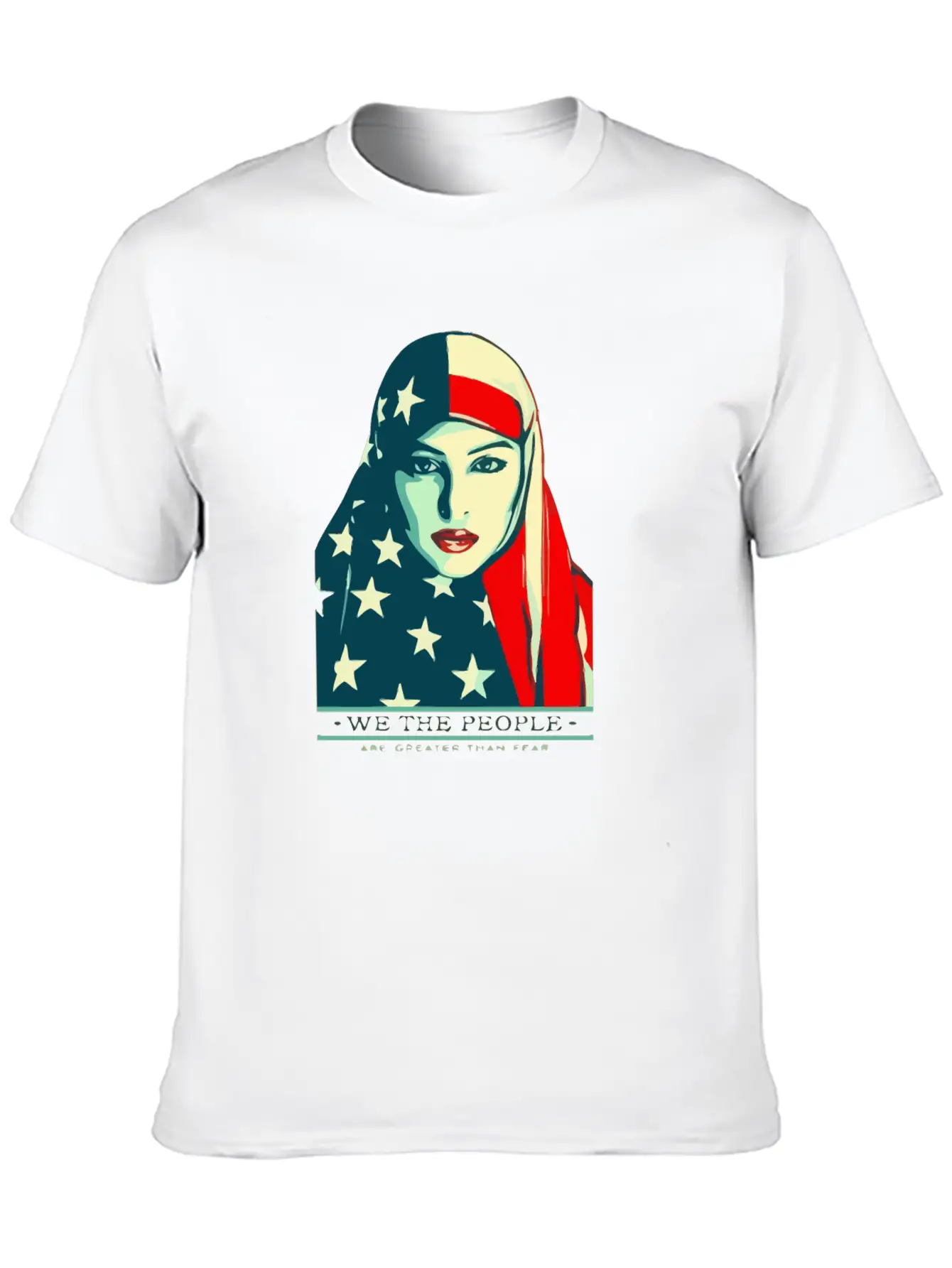 We The People Are Greater Than Fear Essential Unisex Summer Tee – Soft Cotton Casual Fit