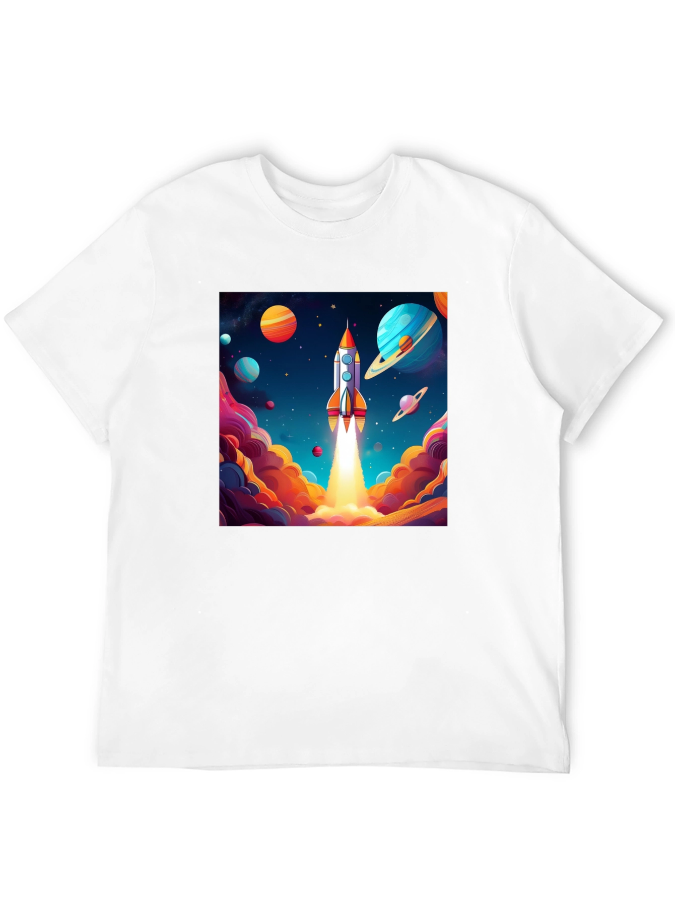 Rocket Launch T-Shirt - Space Adventure Design