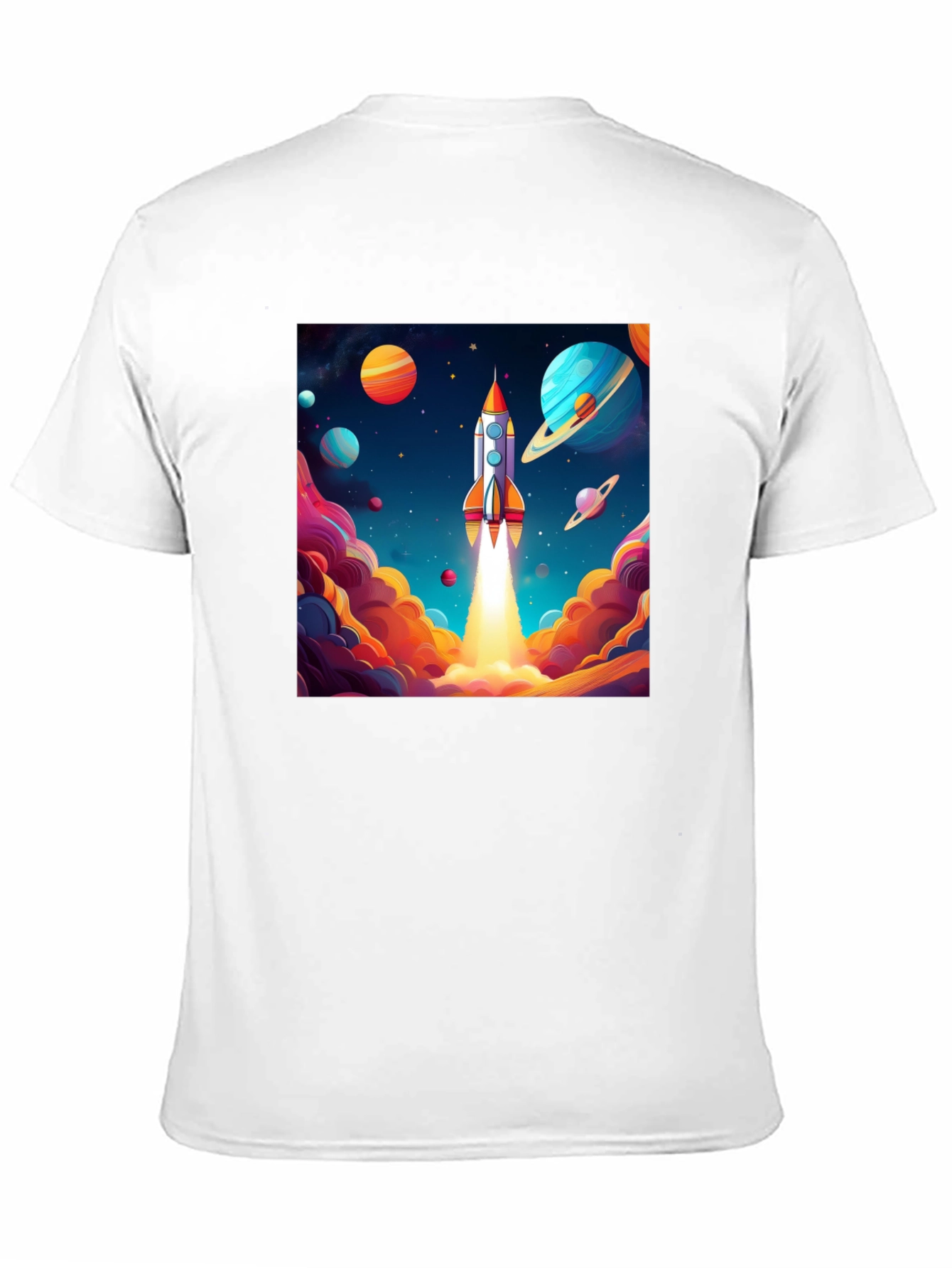 Rocket Launch T-Shirt - Space Adventure Design