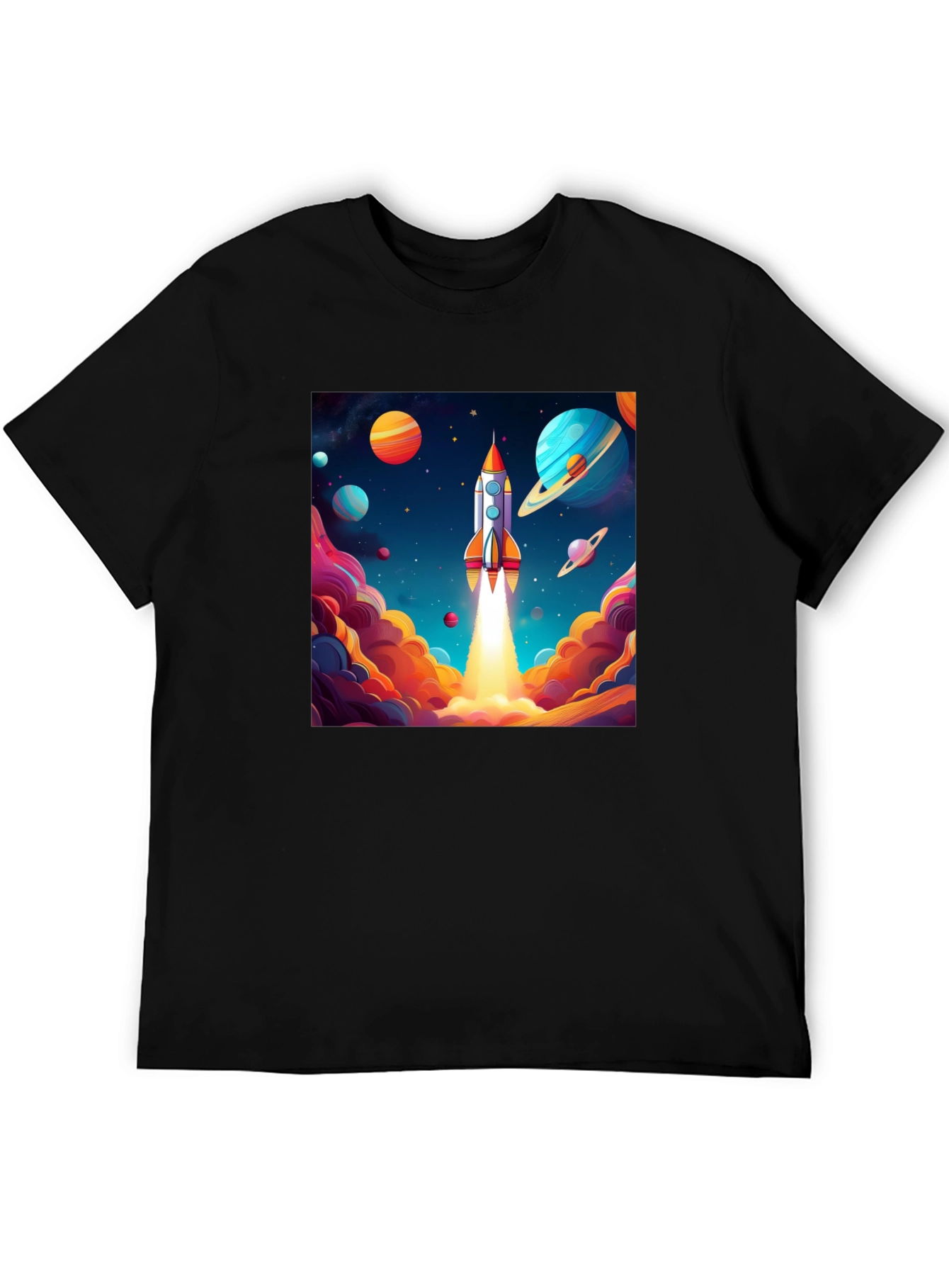Rocket Launch T-Shirt - Space Adventure Design