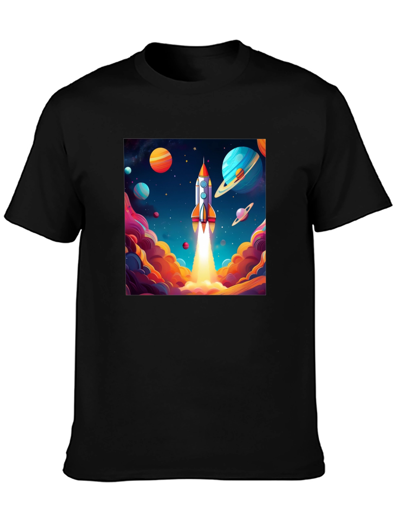 Rocket Launch T-Shirt - Space Adventure Design