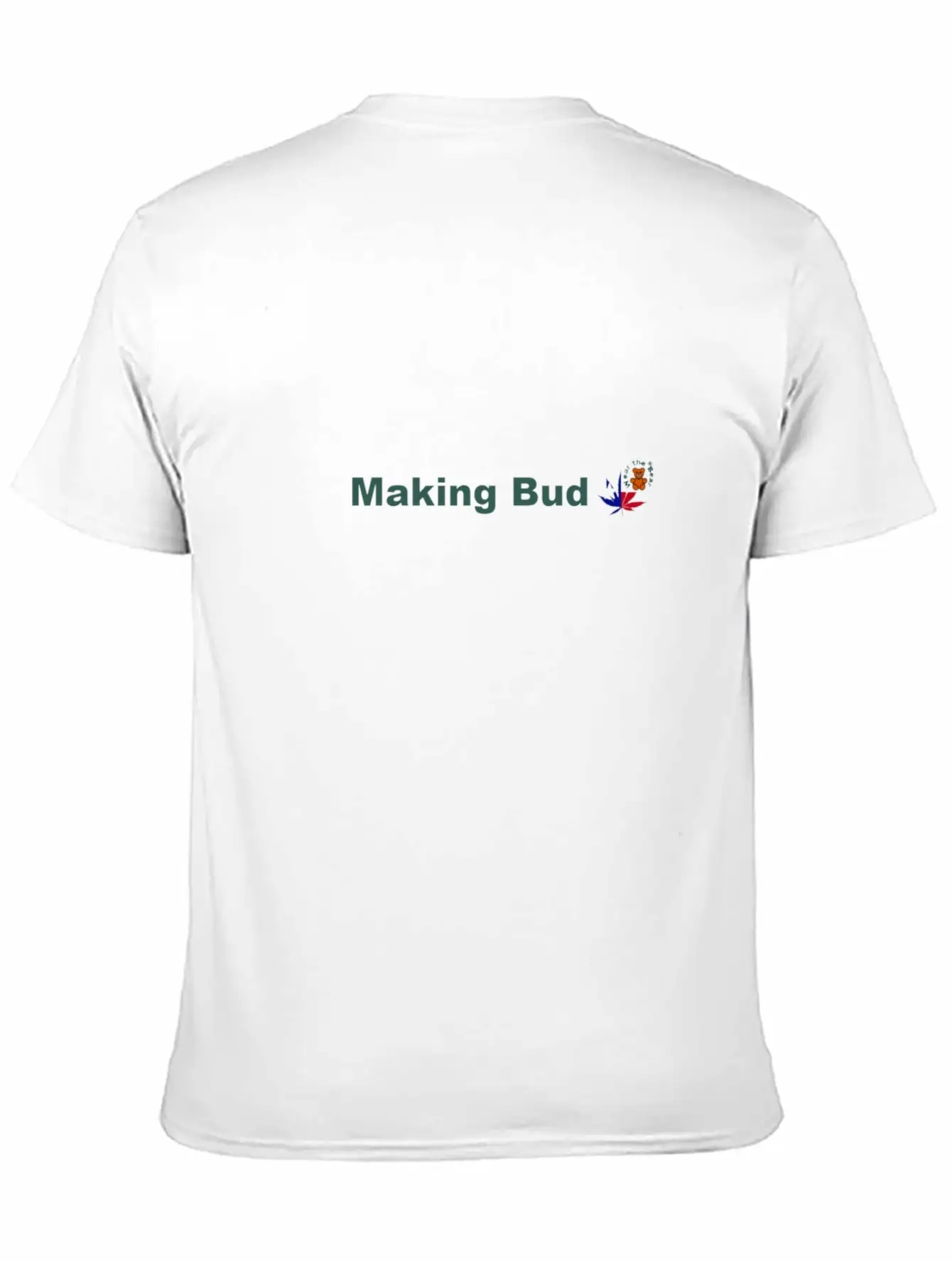 Wear The Bear Making Bud Cotton Tees & Apparel Basic Graphic T-Shirt – Daily Comfort In Soft Cotton