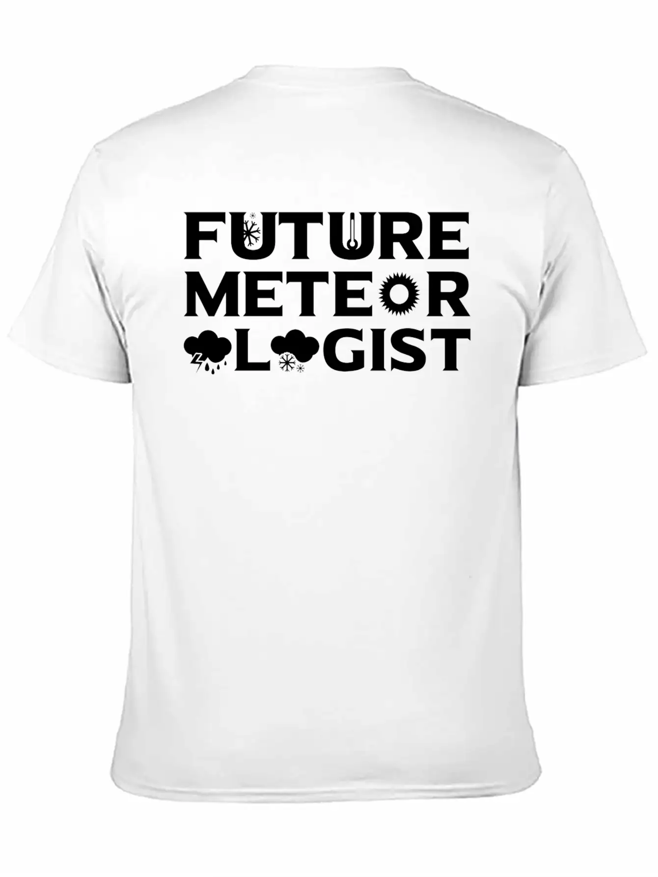 Weather Forecaster Meteorlologist Unisex Short Sleeve Soft Cotton T-Shirt – Casual Everyday Wear