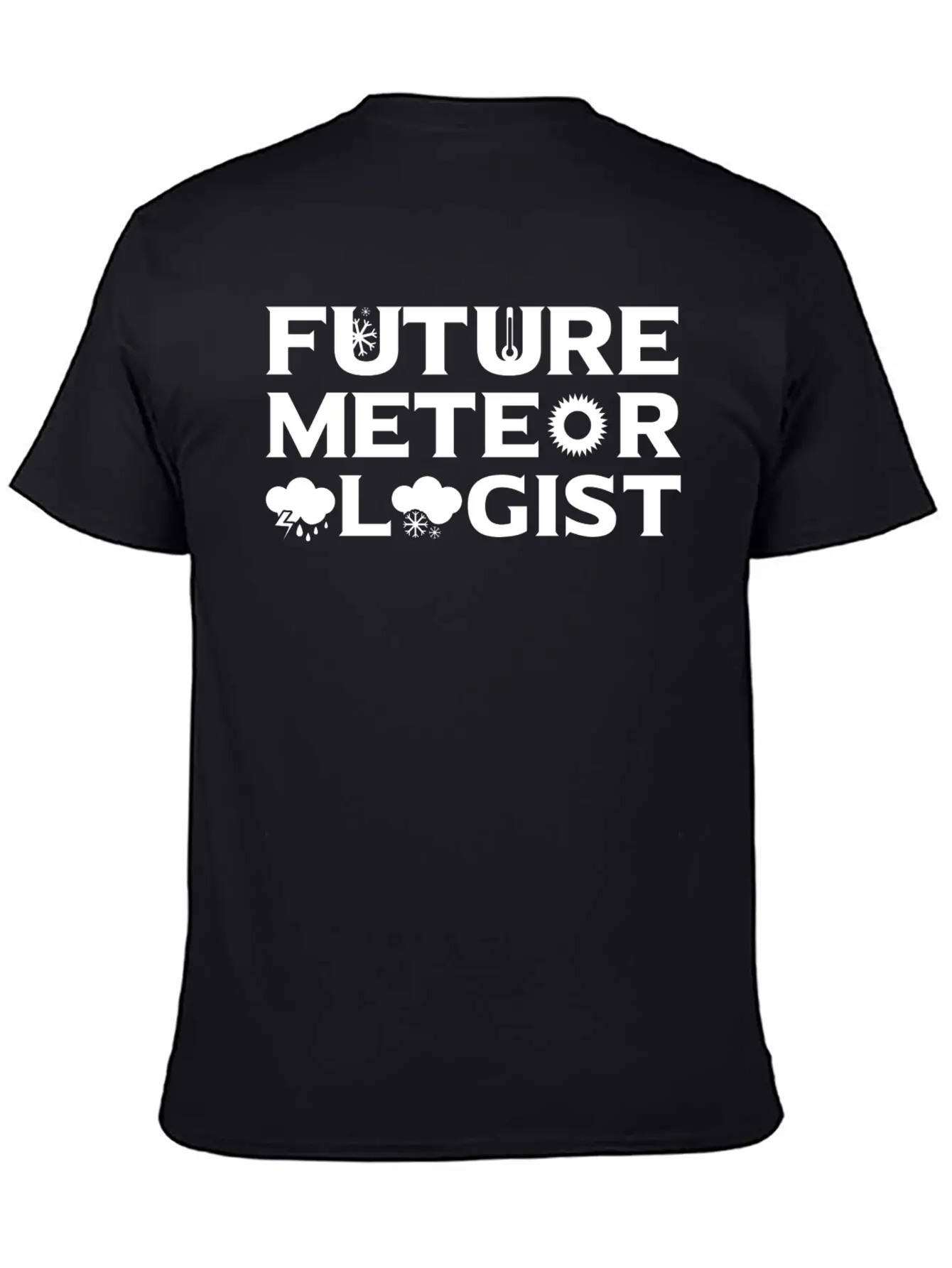 Weather Forecaster Meteorlologist Unisex Short Sleeve Soft Cotton T-Shirt – Casual Everyday Wear