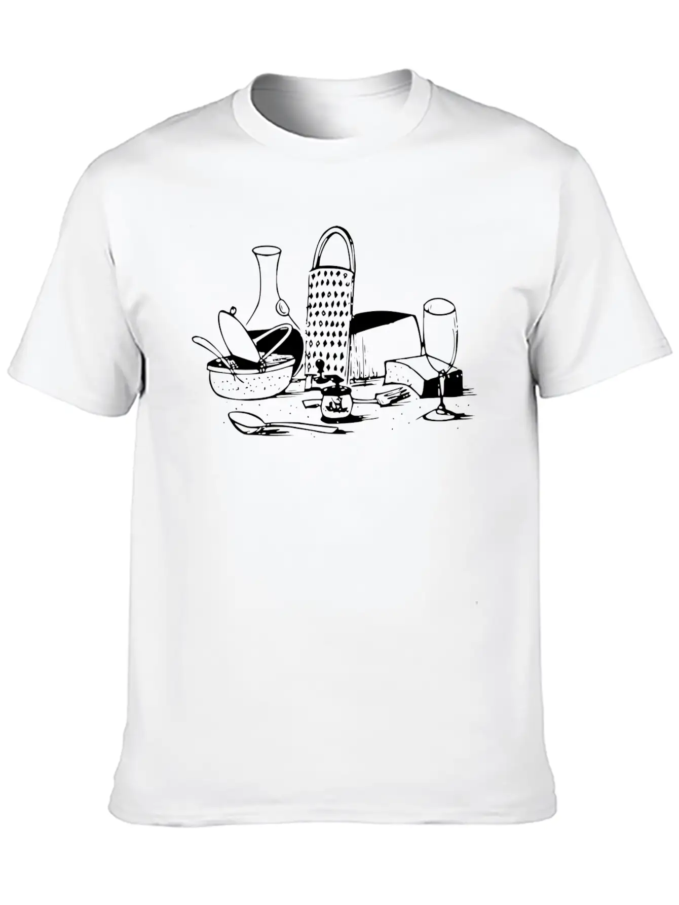 Wein Wine Flasche Glas Bottle Barrels Glasses48 Unisex Short Sleeve Soft Cotton T-Shirt – Casual Everyday Wear