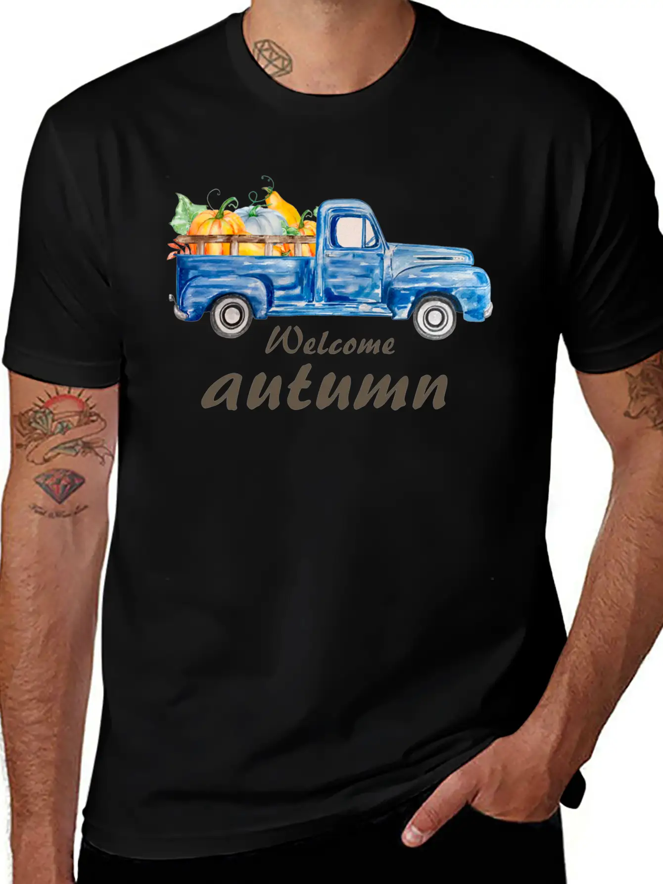 Welcome Autumn Comfortable Minimalist Graphic Tee – Summer Style Essential