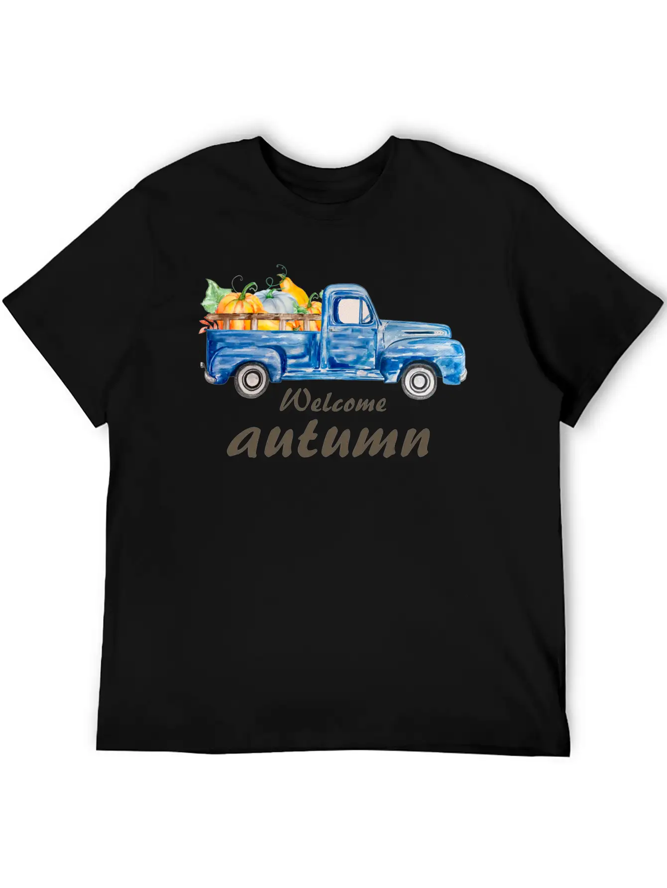 Welcome Autumn Comfortable Minimalist Graphic Tee – Summer Style Essential
