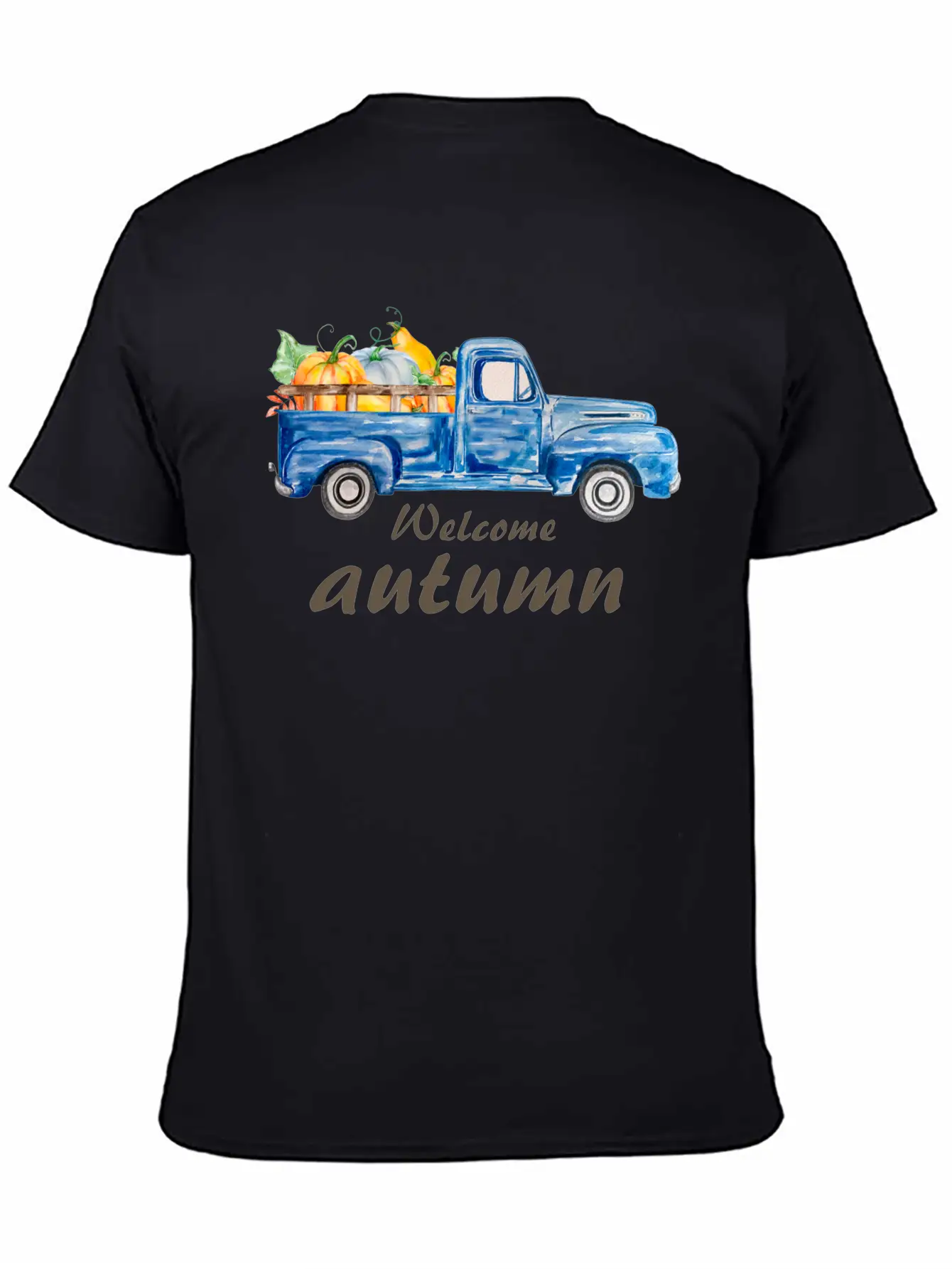 Welcome Autumn Comfortable Minimalist Graphic Tee – Summer Style Essential
