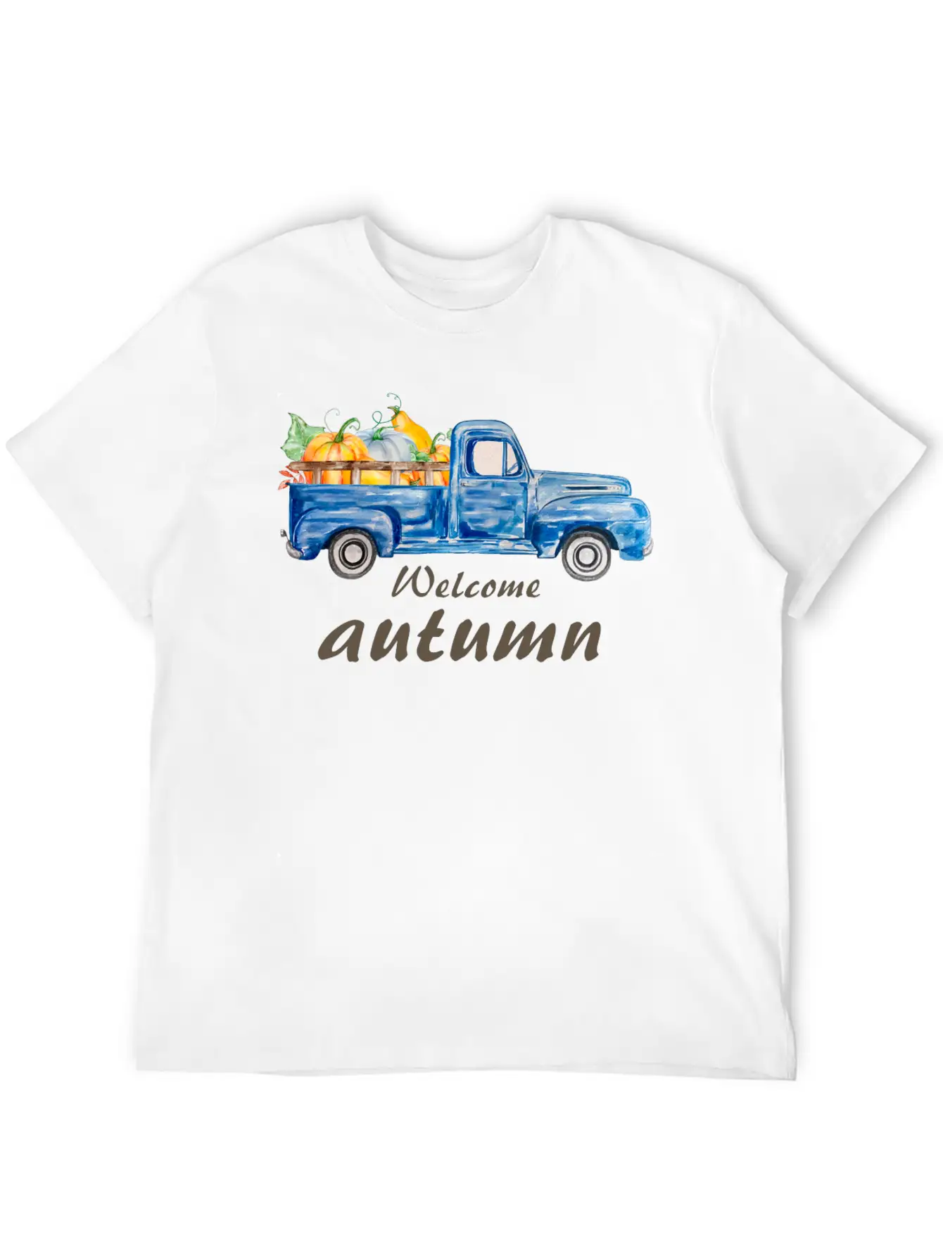 Welcome Autumn Comfortable Minimalist Graphic Tee – Summer Style Essential