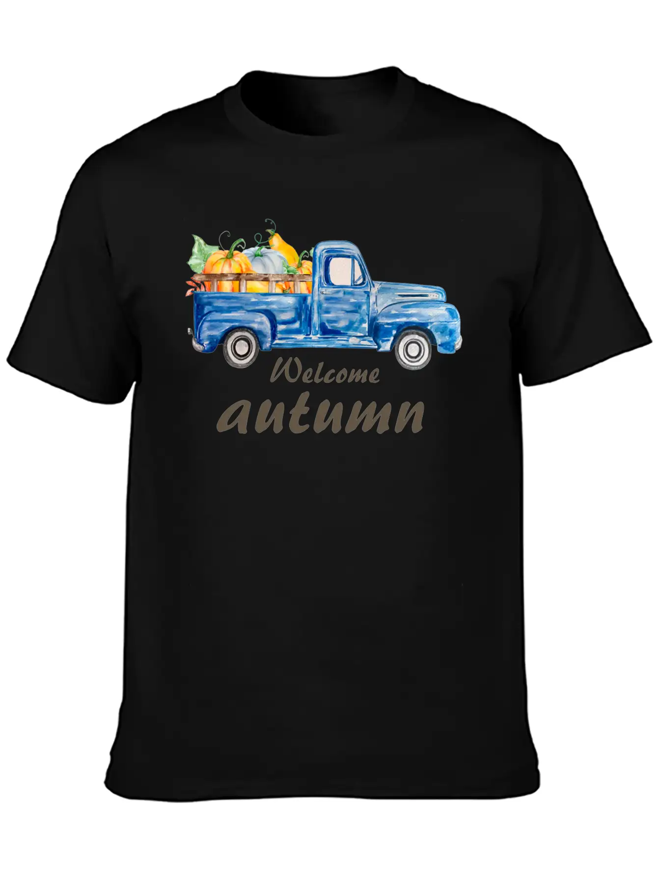 Welcome Autumn Comfortable Minimalist Graphic Tee – Summer Style Essential