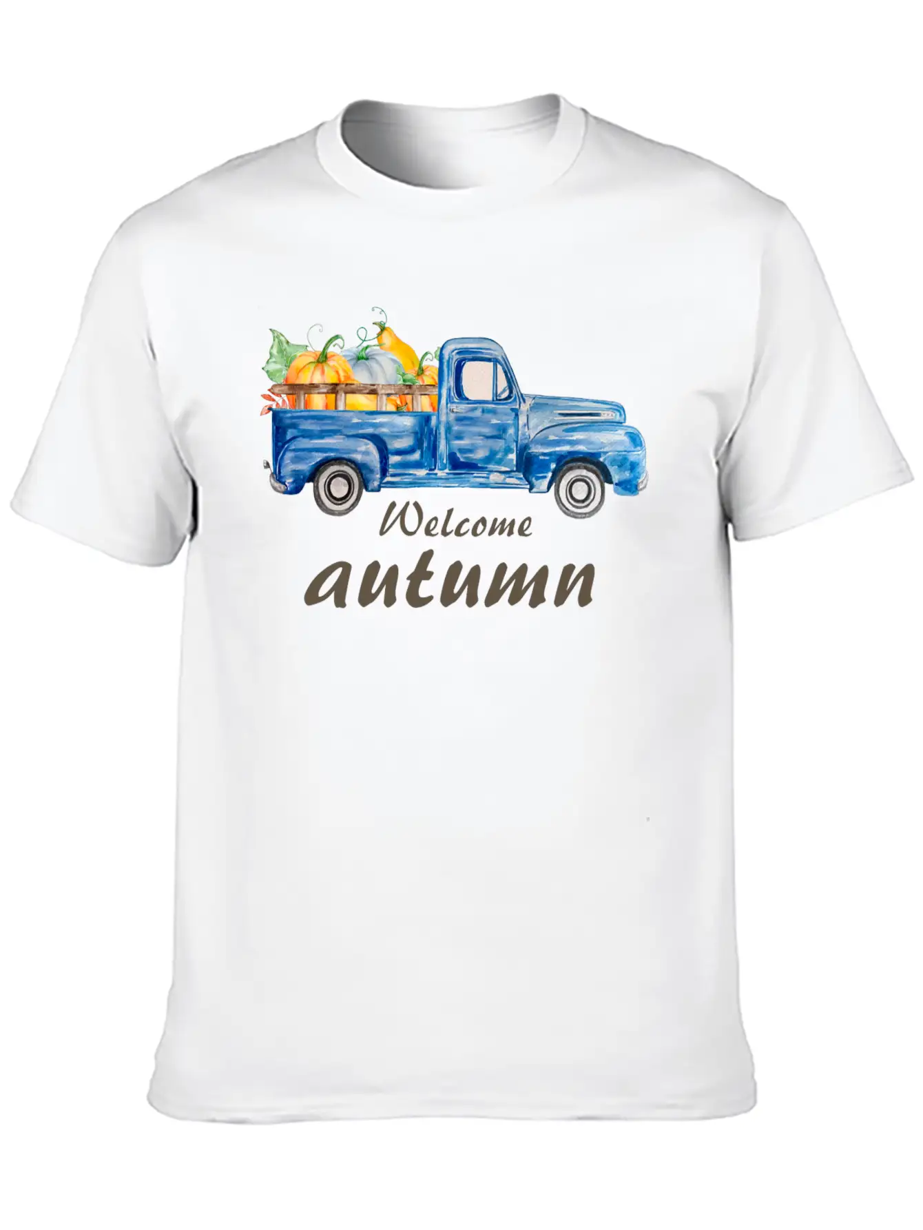 Welcome Autumn Comfortable Minimalist Graphic Tee – Summer Style Essential