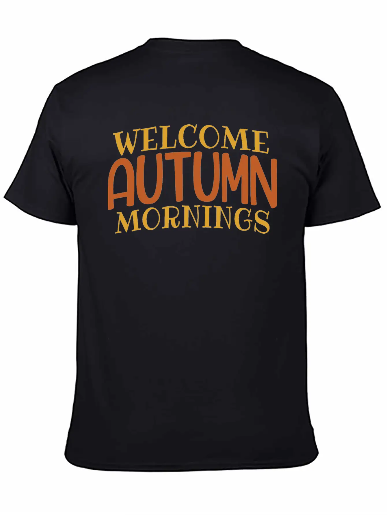 Welcome Autumn Mornings Basic Graphic T-Shirt – Daily Comfort In Soft Cotton