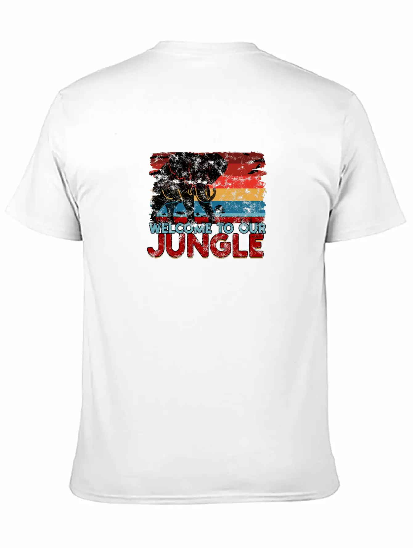 WELCOME TO OUR JUNGLE - Adventure Comfortable Minimalist Graphic Tee – Summer Style Essential