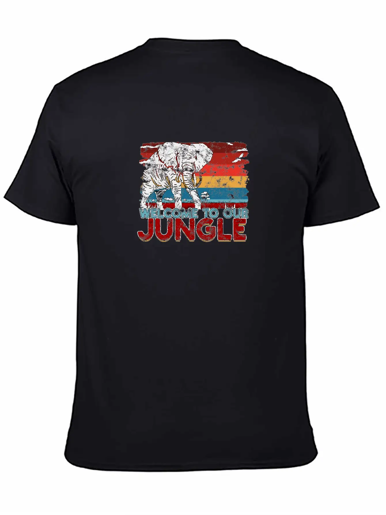 WELCOME TO OUR JUNGLE - Adventure Comfortable Minimalist Graphic Tee – Summer Style Essential
