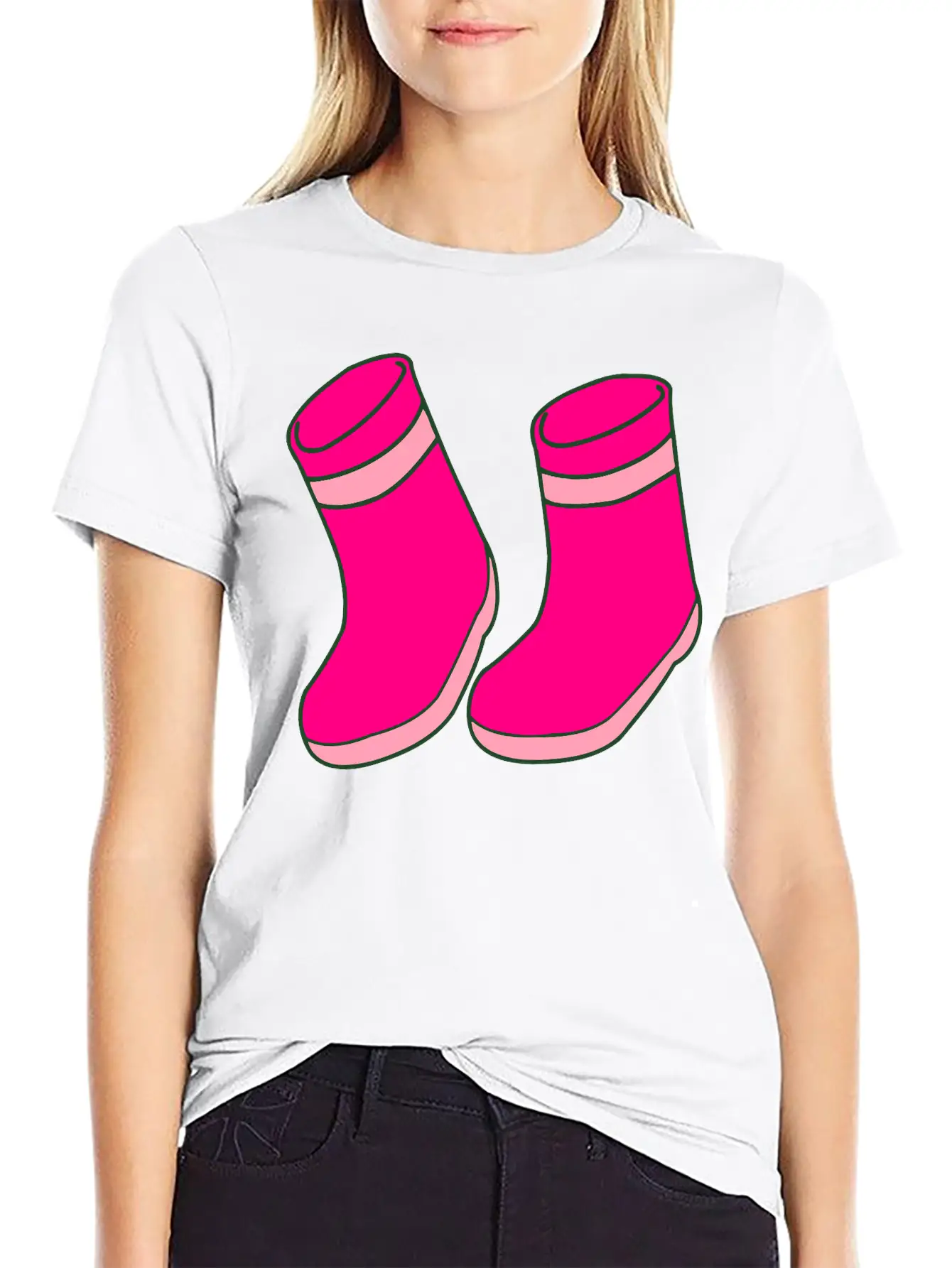 Wellington Boots 3 Stylish Everyday T-Shirt – Unisex Basic Cotton Tee