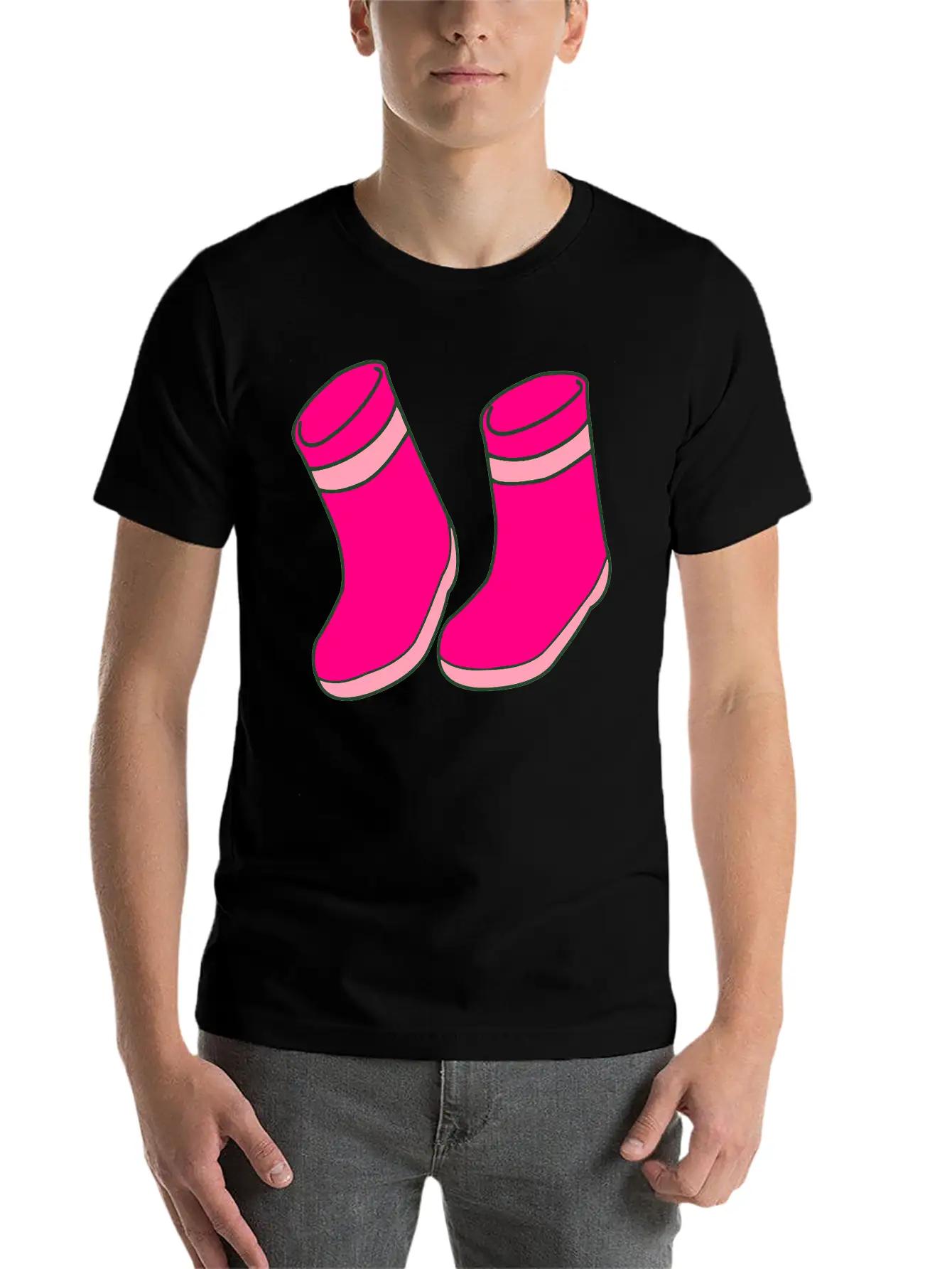 Wellington Boots 3 Stylish Everyday T-Shirt – Unisex Basic Cotton Tee