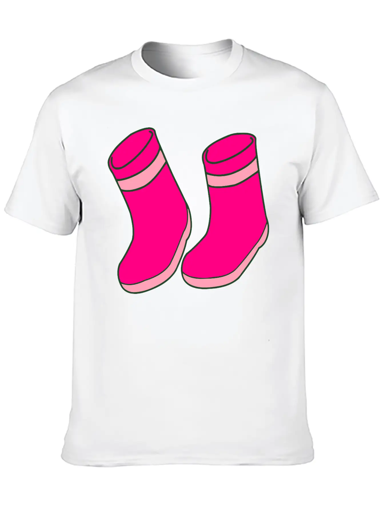 Wellington Boots 3 Stylish Everyday T-Shirt – Unisex Basic Cotton Tee