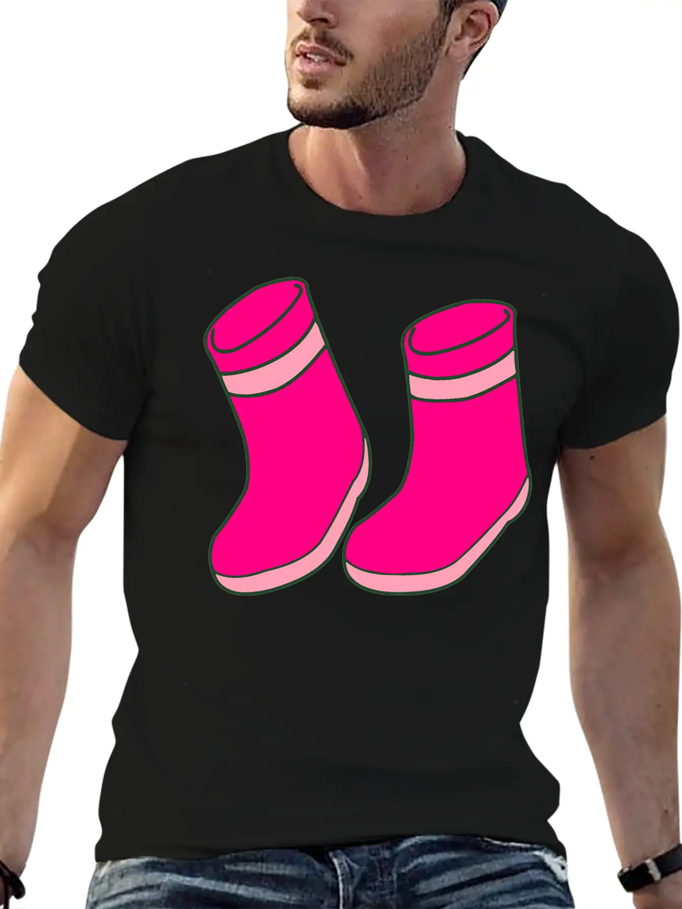 Wellington Boots 3 Stylish Everyday T-Shirt – Unisex Basic Cotton Tee