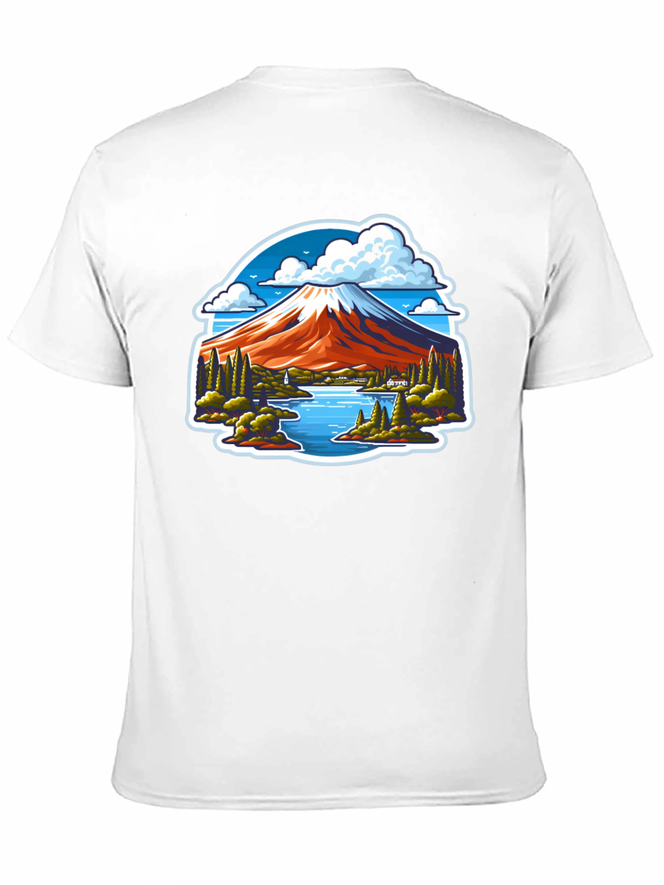 Mount Fuji Graphic Tee - Nature Inspired Design