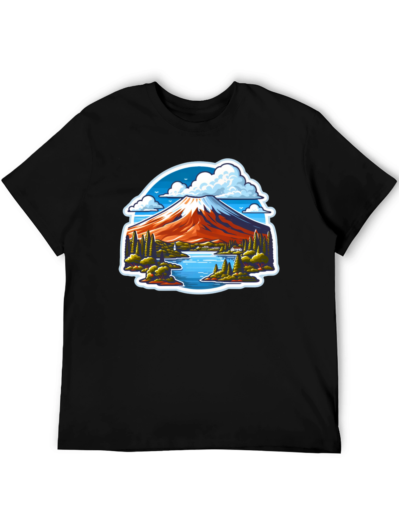 Mount Fuji Graphic Tee - Nature Inspired Design