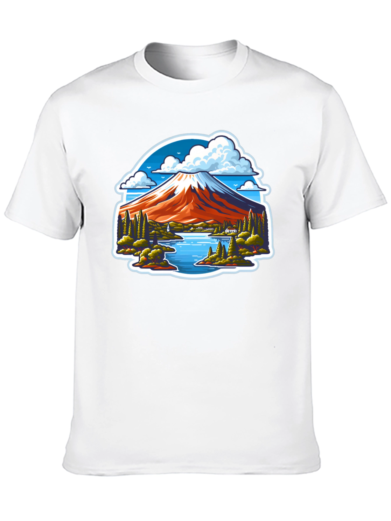 Mount Fuji Graphic Tee - Nature Inspired Design