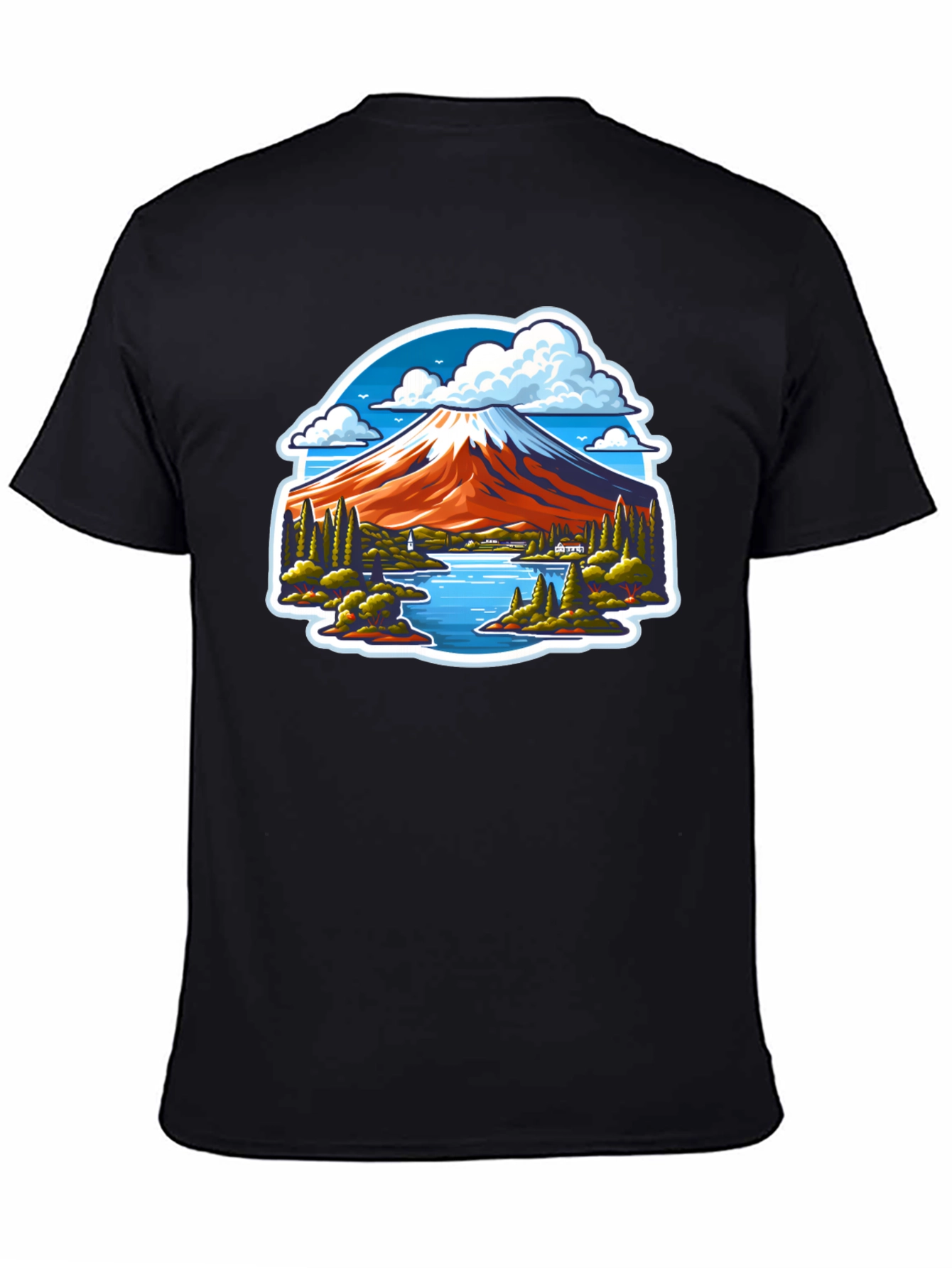 Mount Fuji Graphic Tee - Nature Inspired Design