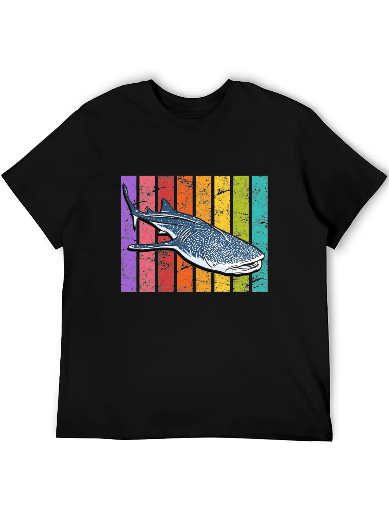 Whale Shark Diver Shark Basic Graphic T-Shirt – Daily Comfort In Soft Cotton