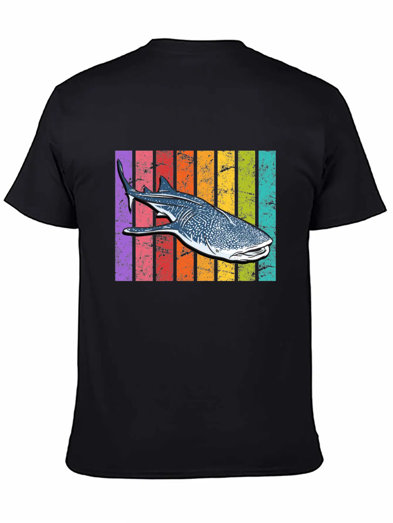Whale Shark Diver Shark Basic Graphic T-Shirt – Daily Comfort In Soft Cotton