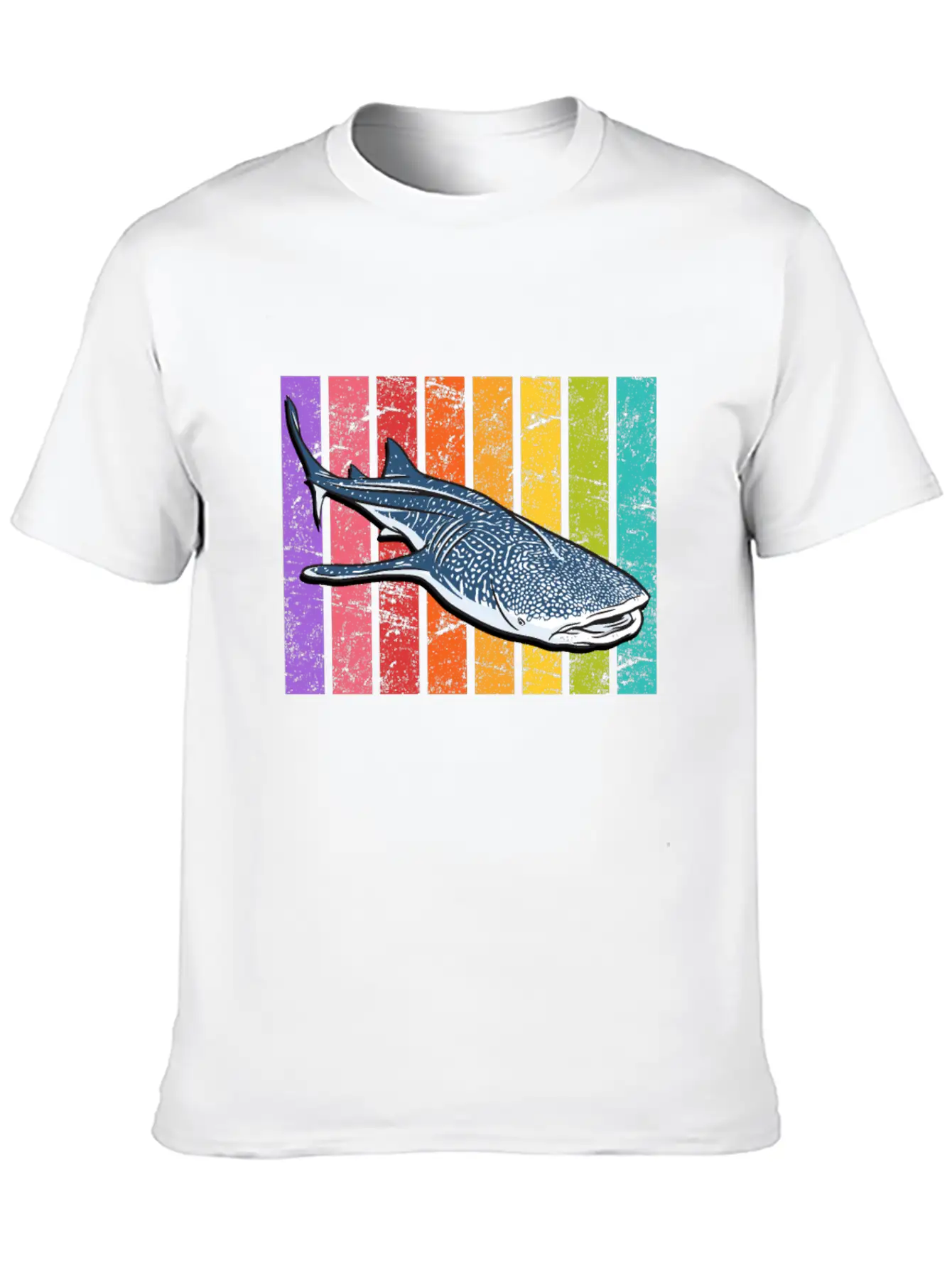 Whale Shark Diver Shark Basic Graphic T-Shirt – Daily Comfort In Soft Cotton