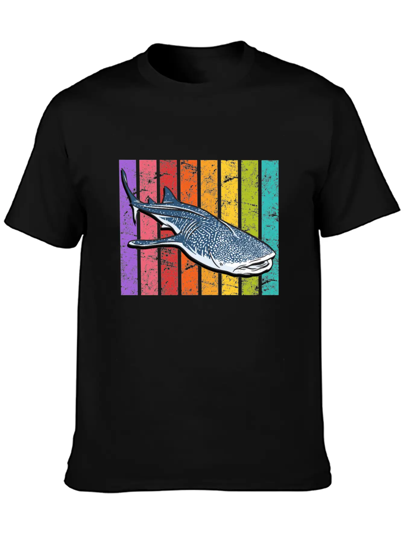 Whale Shark Diver Shark Basic Graphic T-Shirt – Daily Comfort In Soft Cotton