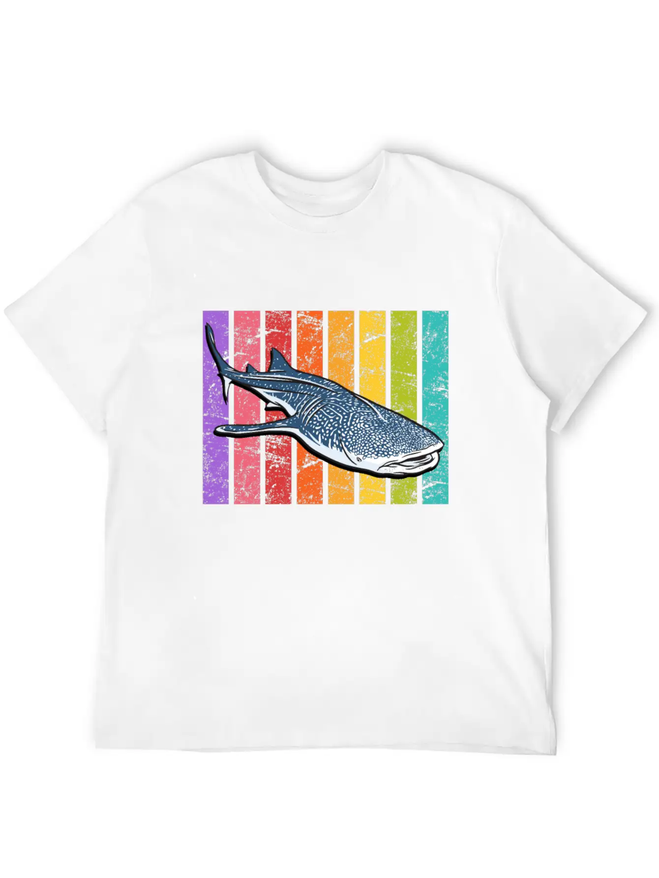 Whale Shark Diver Shark Basic Graphic T-Shirt – Daily Comfort In Soft Cotton