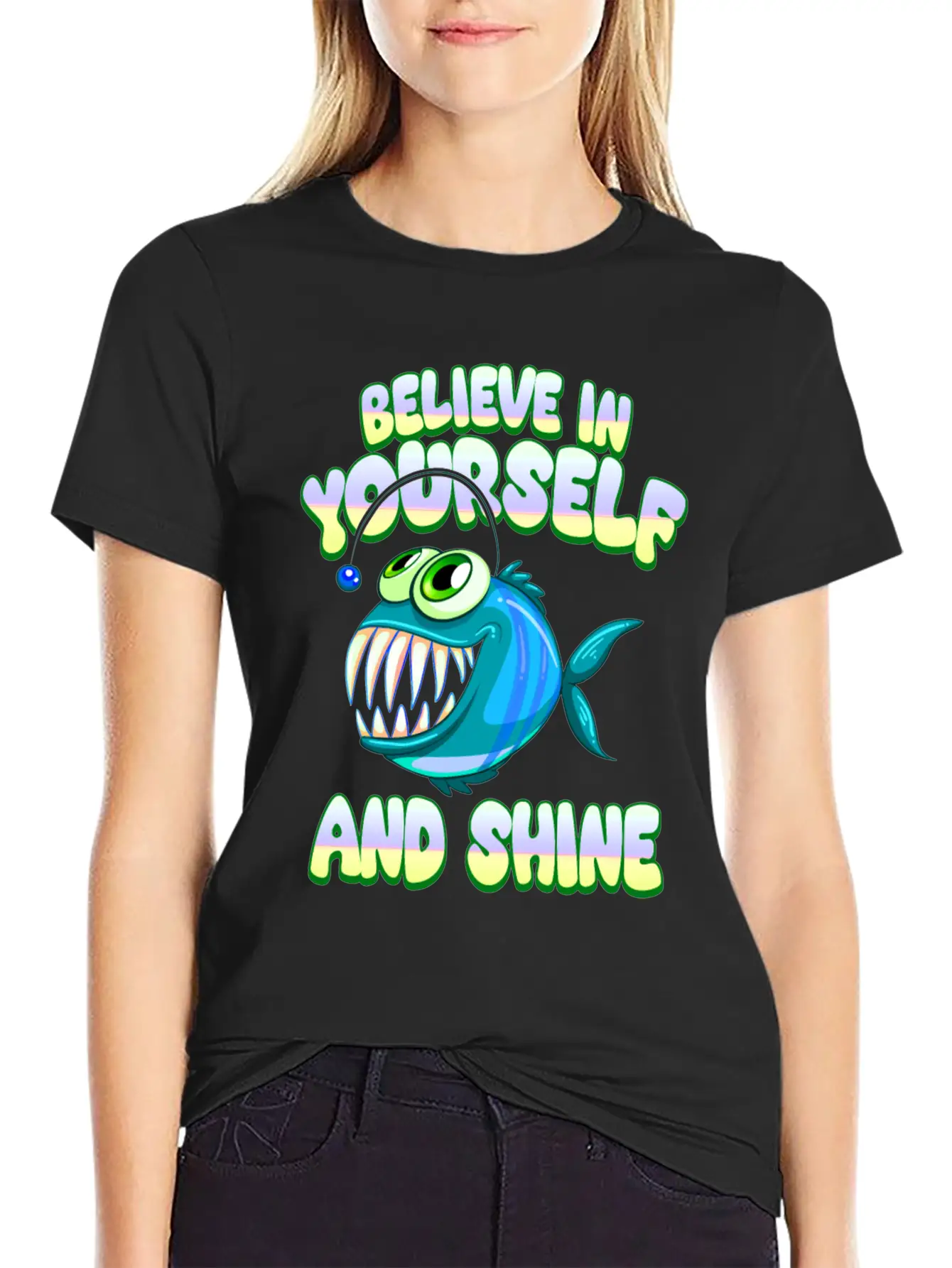 What Da Fish Funny Quote Fish Meme Outfit Stylish Everyday T-Shirt – Unisex Basic Cotton Tee
