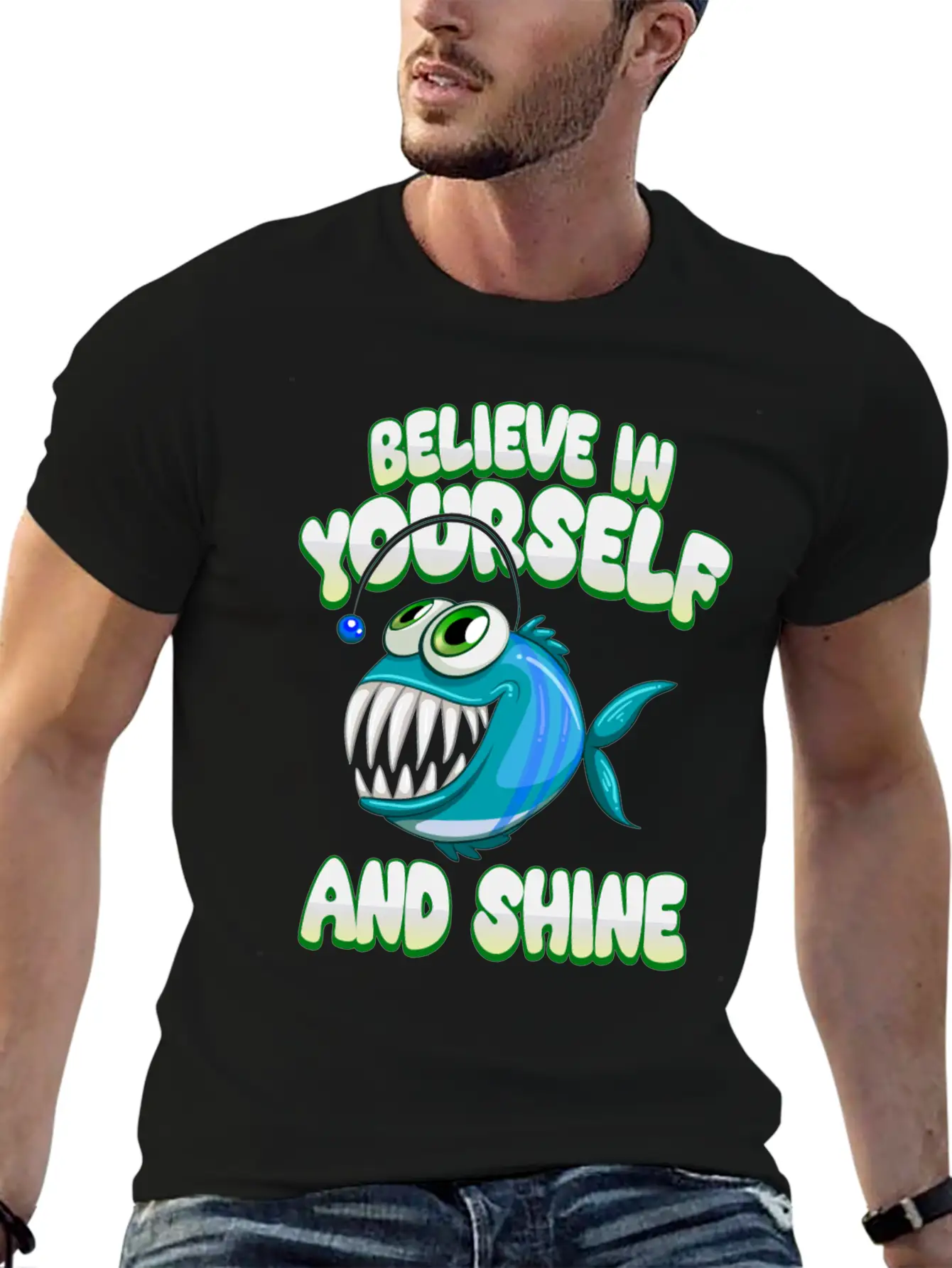 What Da Fish Funny Quote Fish Meme Outfit Unisex Short Sleeve Soft Cotton T-Shirt – Casual Everyday Wear