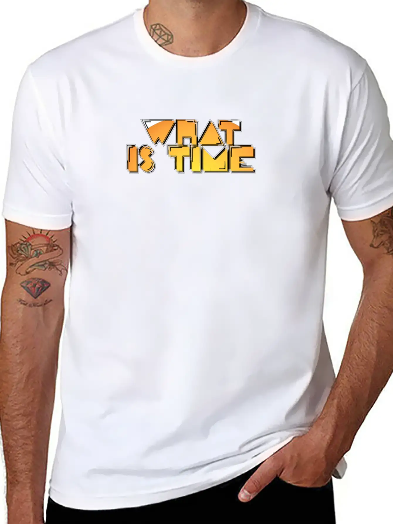 What Is Time16 Unisex Short Sleeve Soft Cotton T-Shirt – Casual Everyday Wear