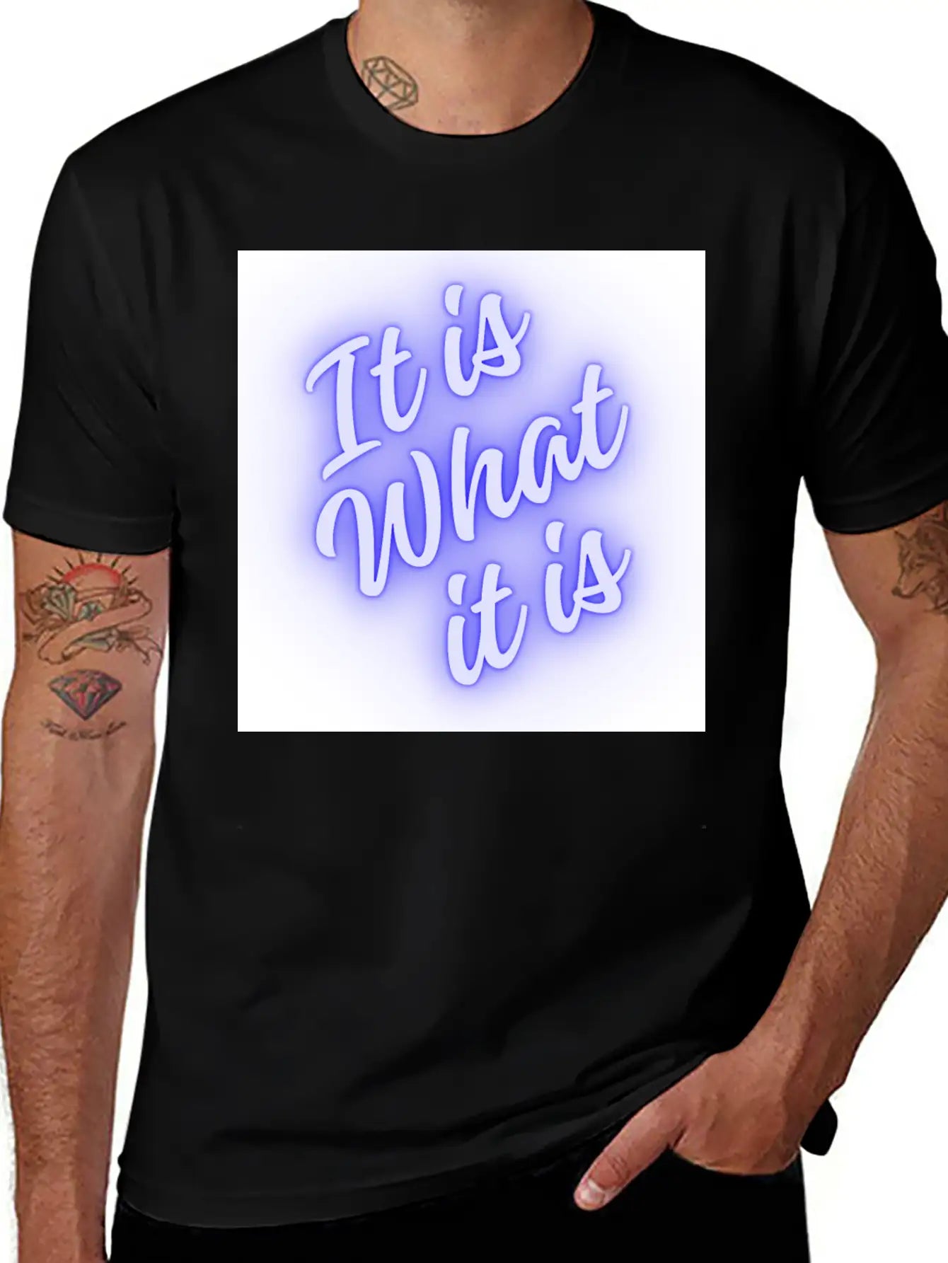 What It Is Unisex Short Sleeve Soft Cotton T-Shirt – Casual Everyday Wear