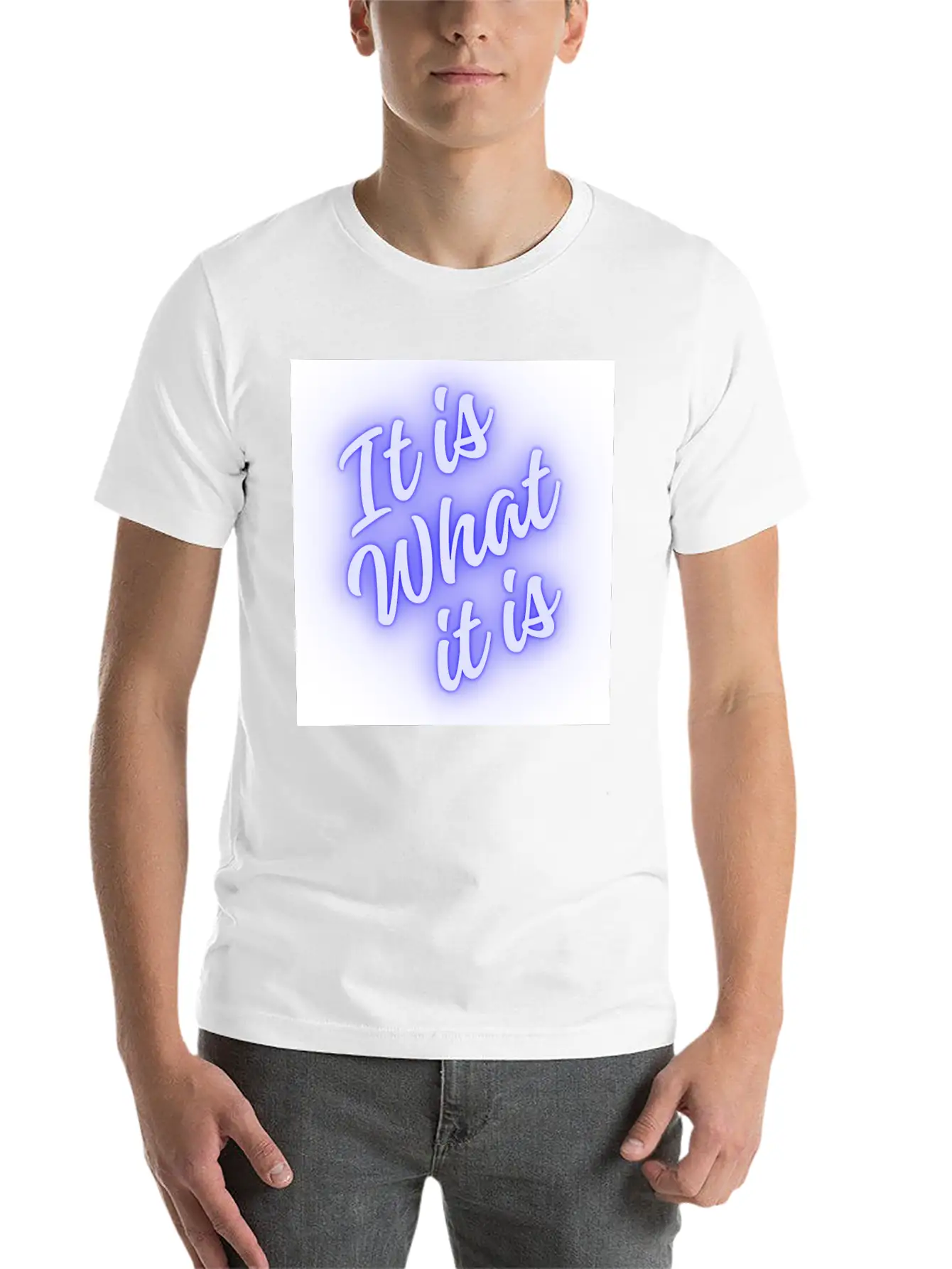 What It Is Unisex Short Sleeve Soft Cotton T-Shirt – Casual Everyday Wear