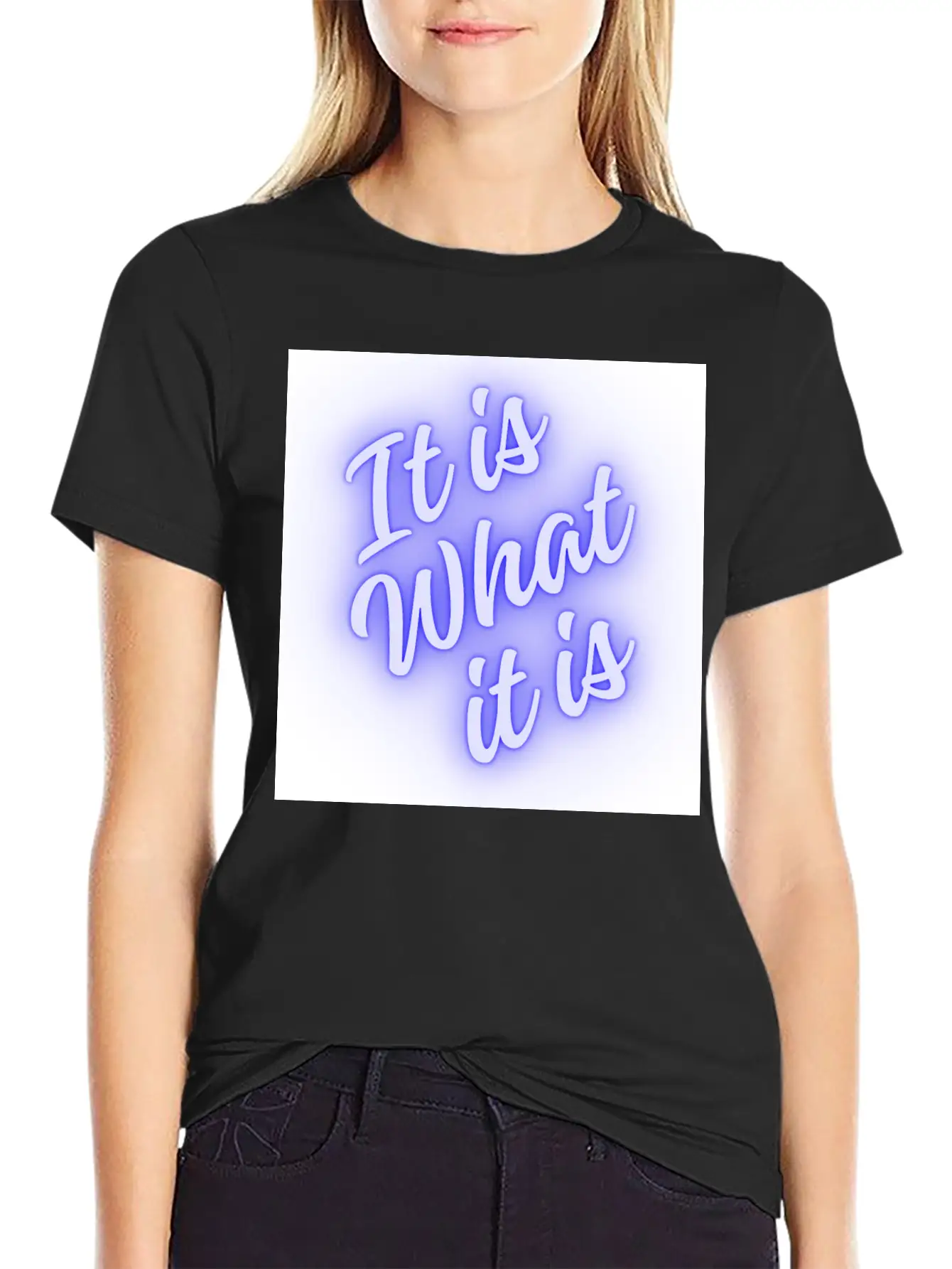 What It Is Unisex Short Sleeve Soft Cotton T-Shirt – Casual Everyday Wear