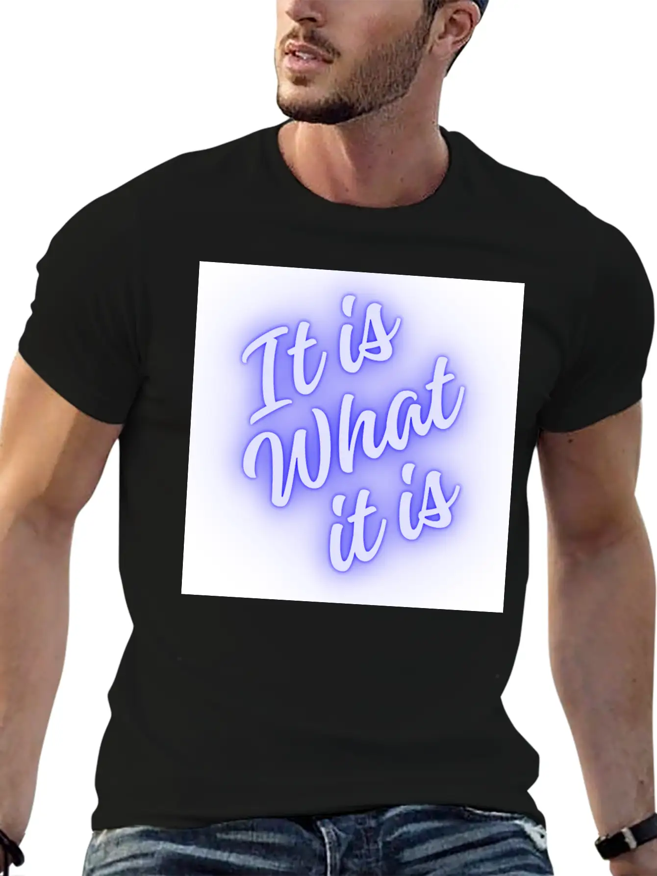 What It Is Unisex Short Sleeve Soft Cotton T-Shirt – Casual Everyday Wear
