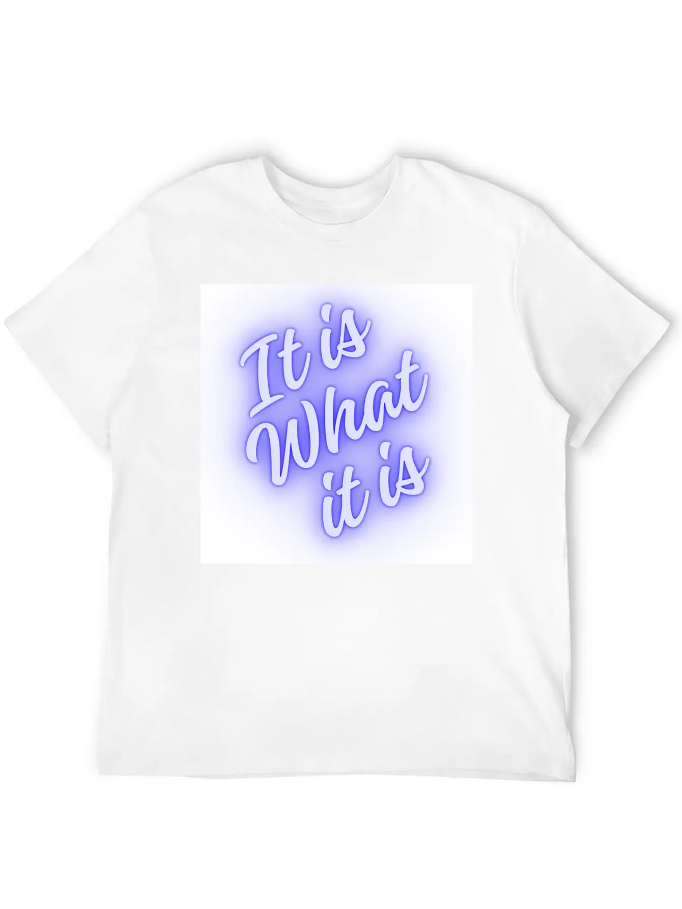 What It Is Unisex Short Sleeve Soft Cotton T-Shirt – Casual Everyday Wear