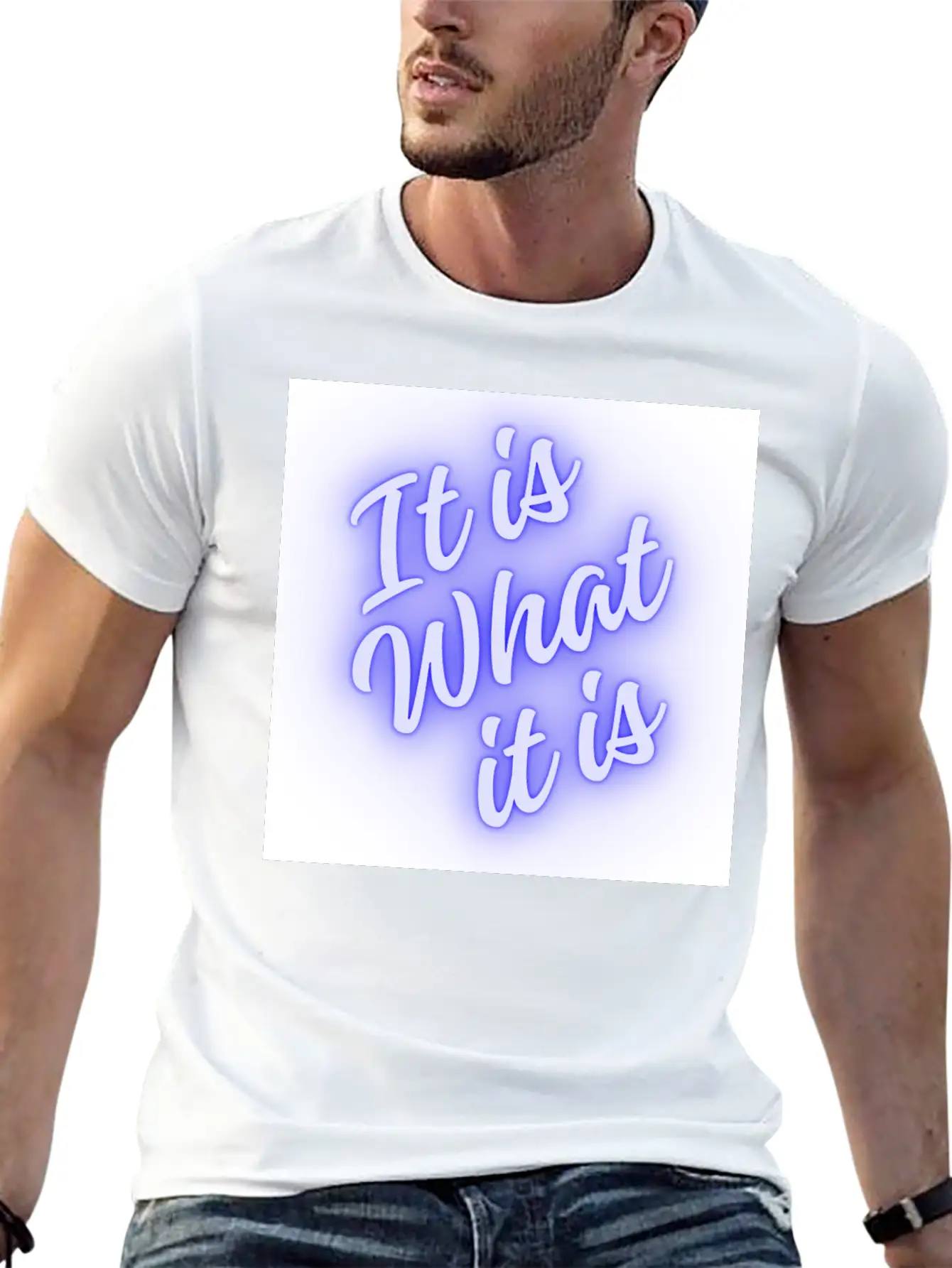 What It Is Unisex Short Sleeve Soft Cotton T-Shirt – Casual Everyday Wear