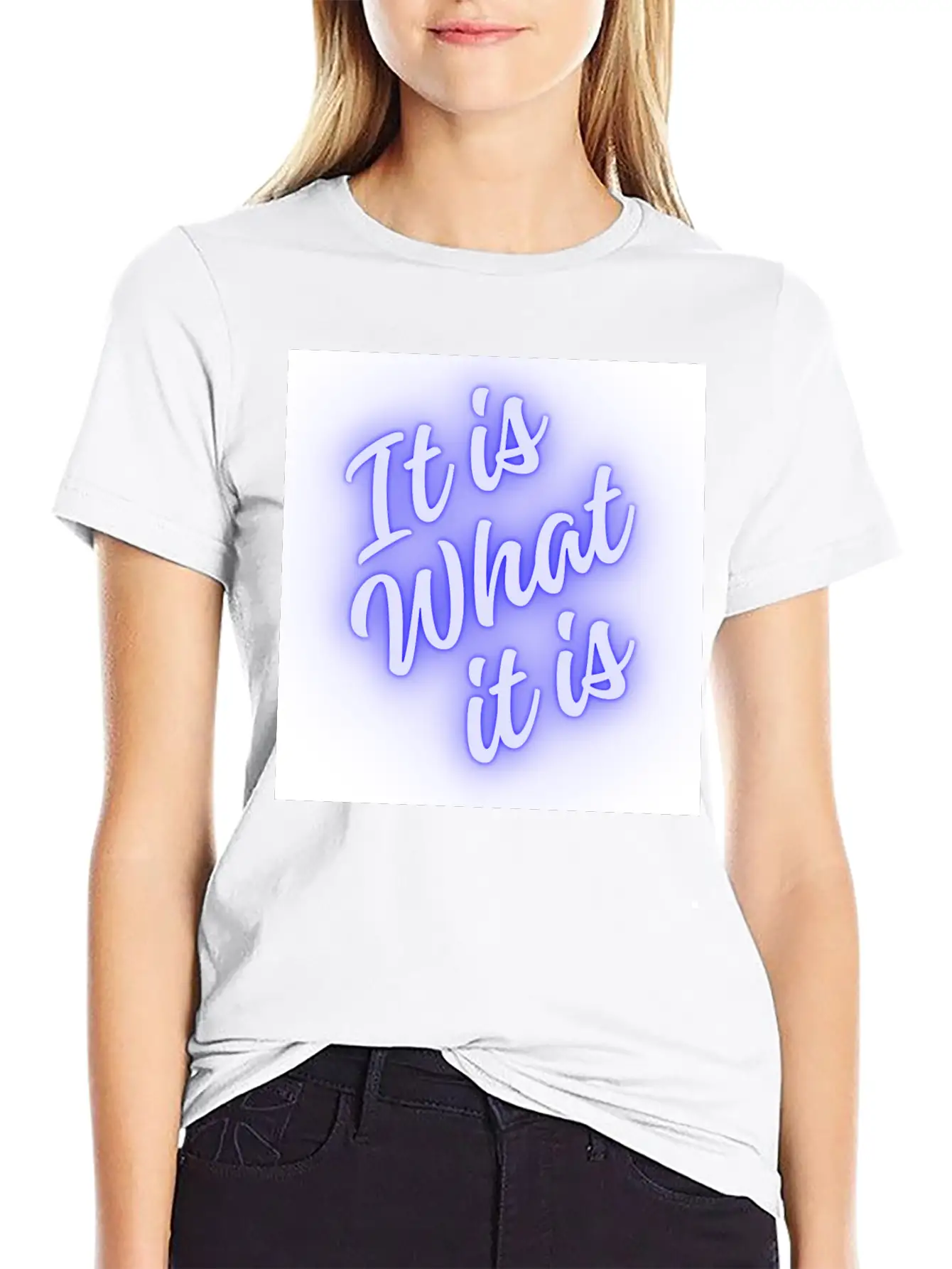 What It Is Unisex Short Sleeve Soft Cotton T-Shirt – Casual Everyday Wear