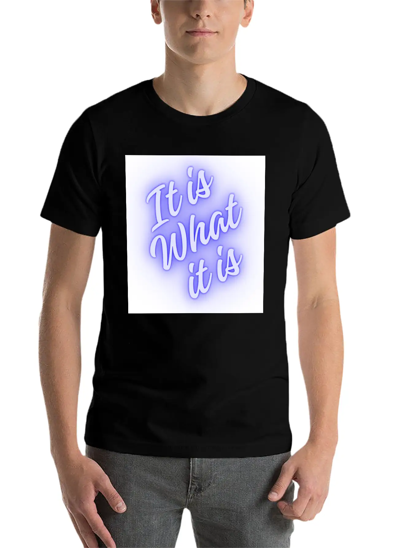 What It Is Unisex Short Sleeve Soft Cotton T-Shirt – Casual Everyday Wear